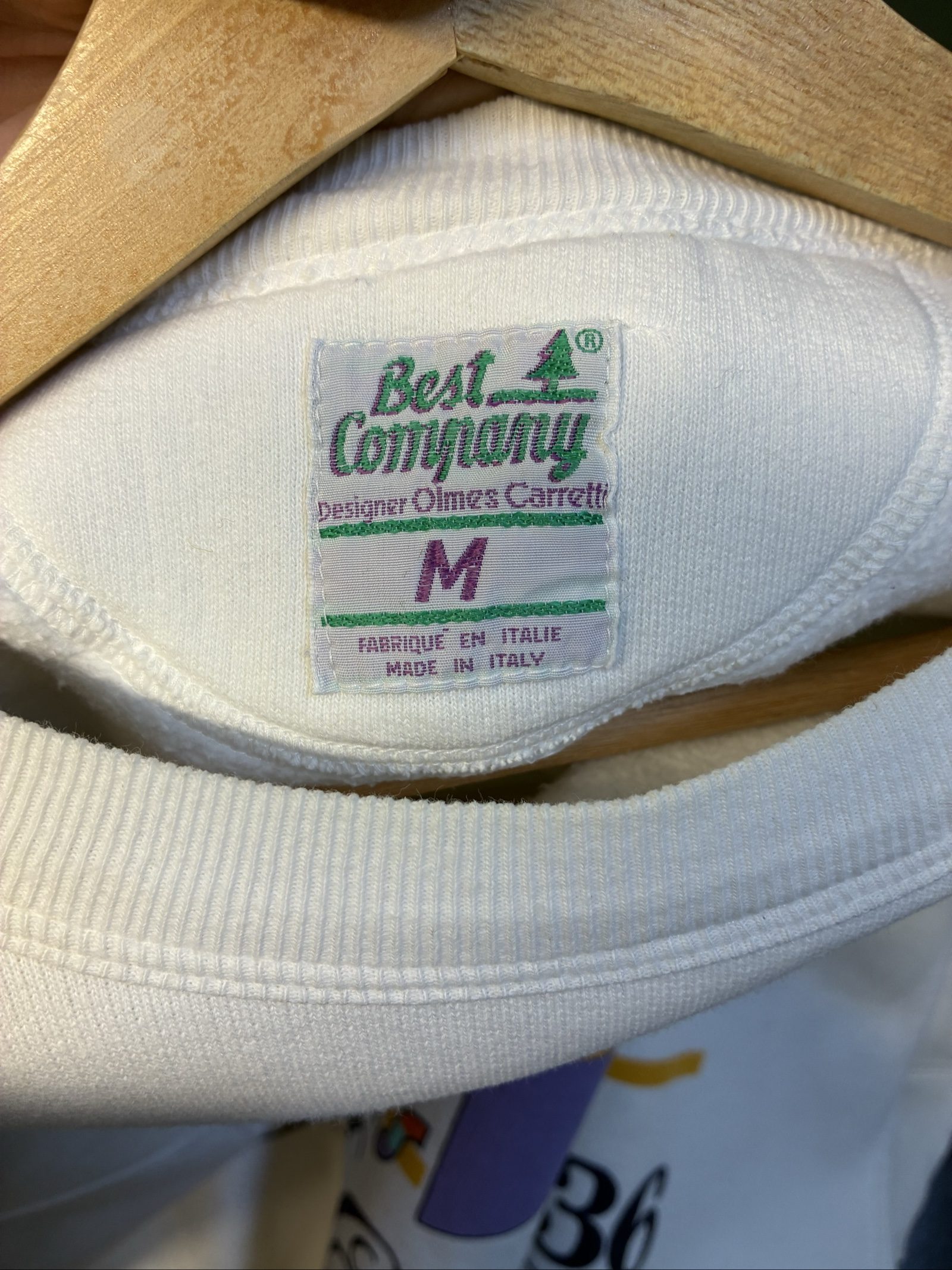 Vintage Best Company paninari White sailing 90s made in Italy Sweatshirt medium image 8