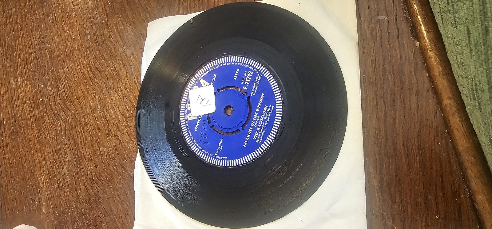 The Bachelors Whispering PROMO Decca F 11712 7" Vinyl Single image 2