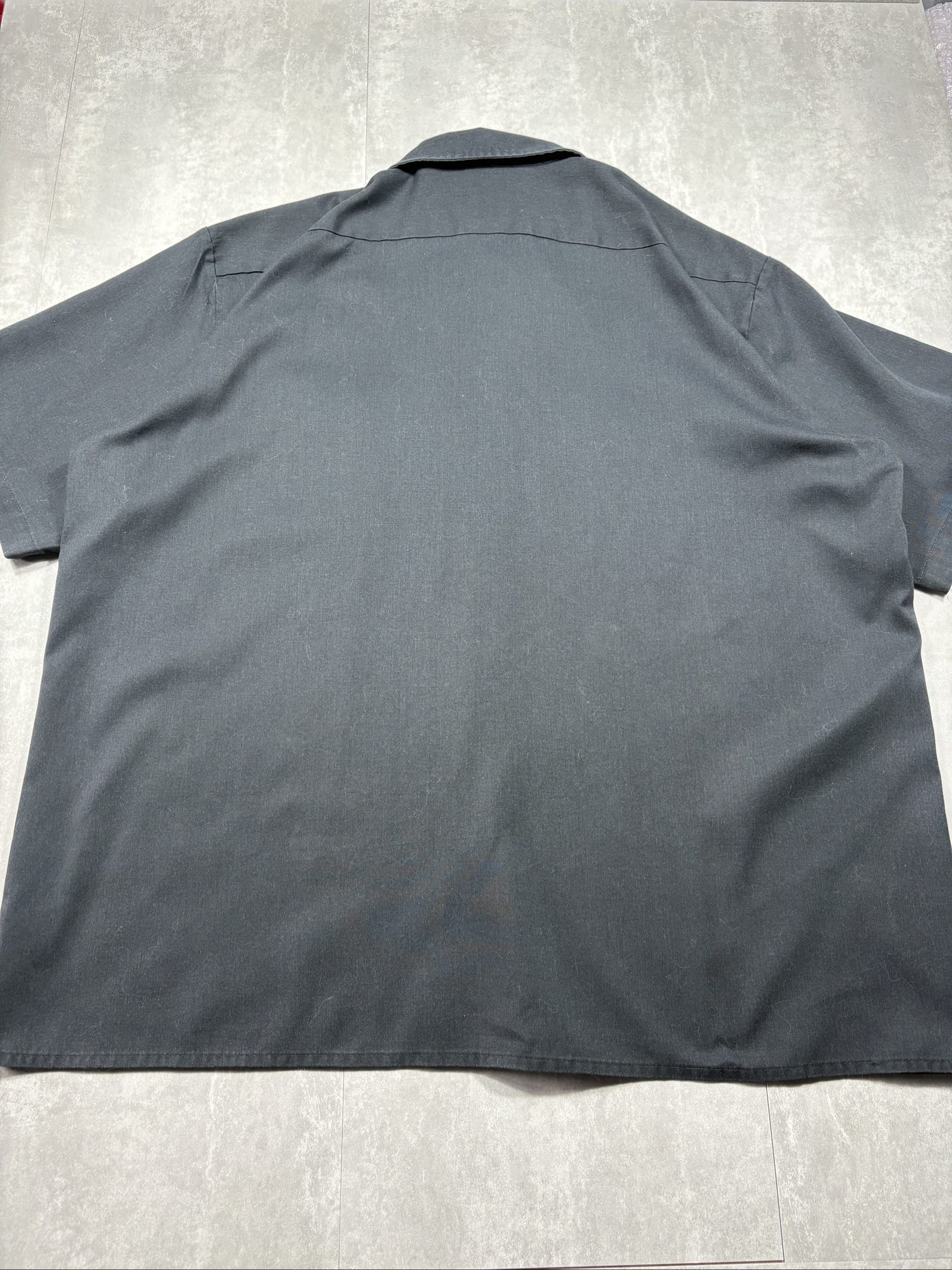 Dickies Flex Black Work Shirt 2XL Poly Cotton Button Up image 6