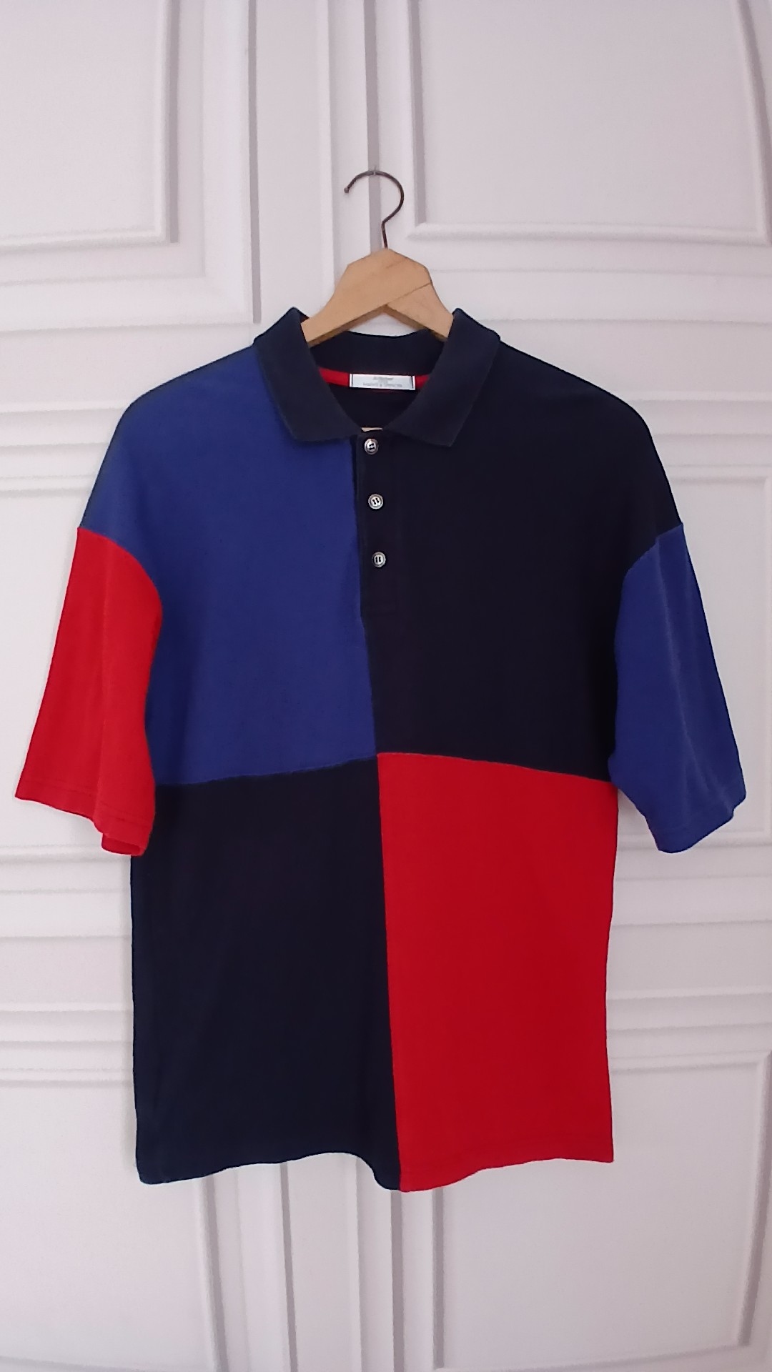 Marks & Spencer Colour Block Polo Shirt Small