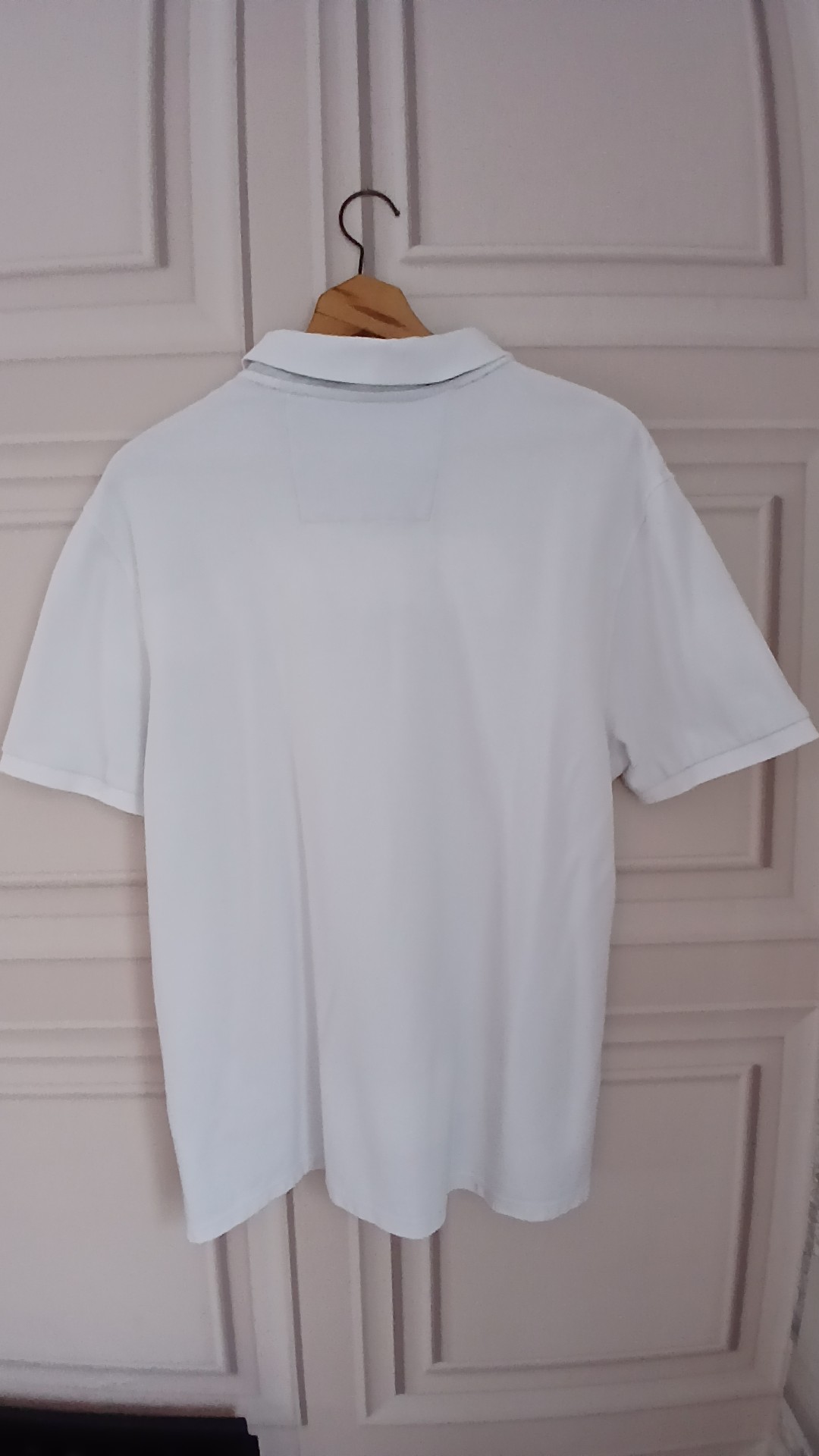 M&S White Pure Cotton Polo Shirt XL image 2