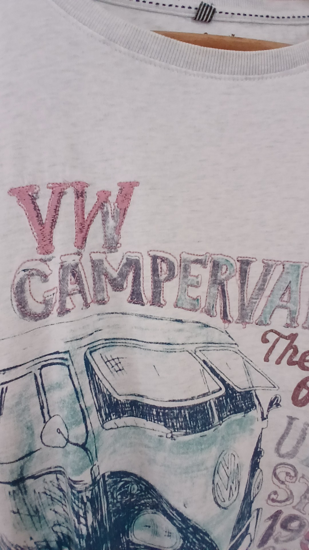 Classic Camper VW Campervan White Cotton T-Shirt XXXL image 2