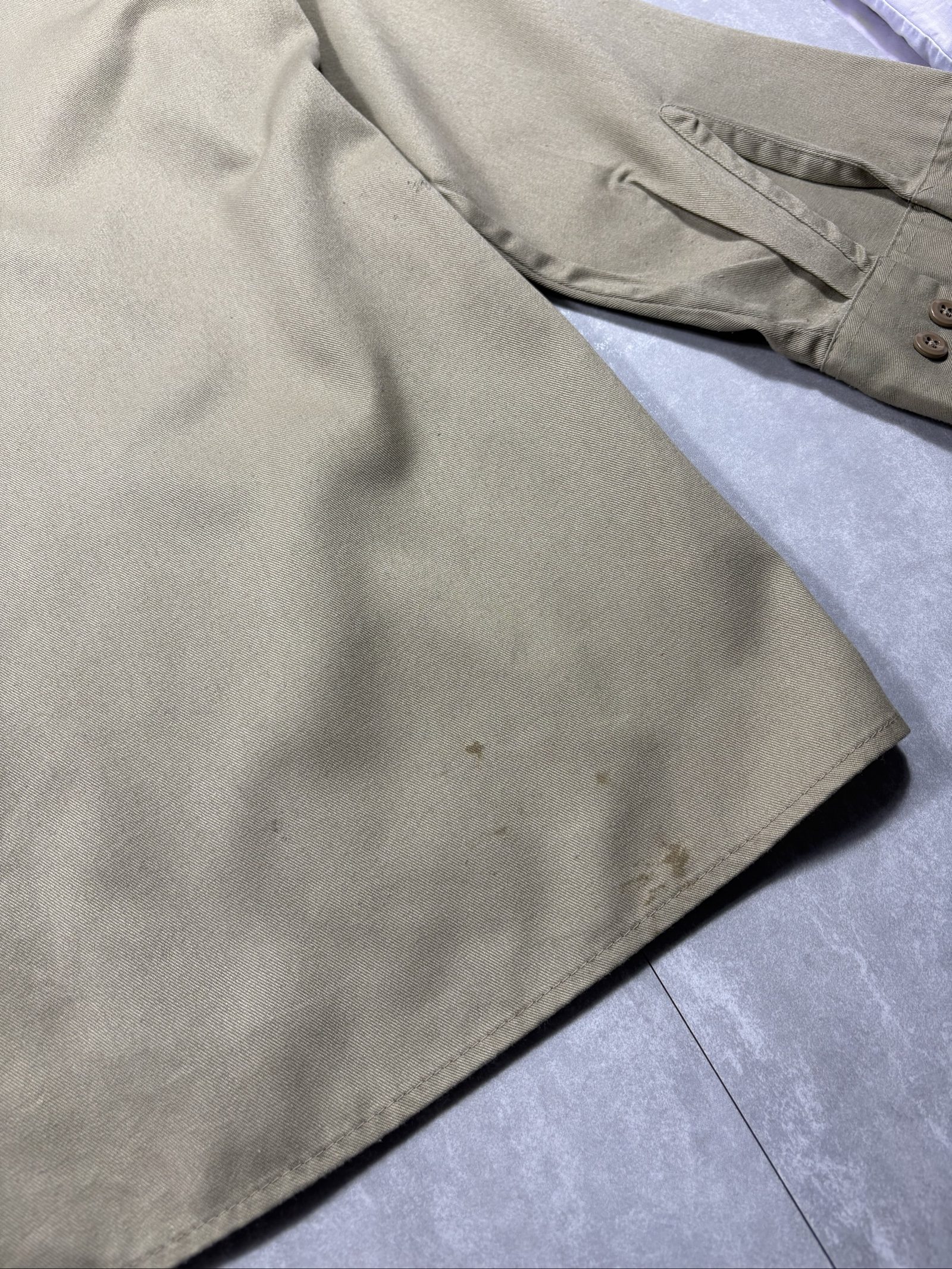 Dickies Men's Beige/Khaki Work Shirt Large Tall Poly-Cotton image 8