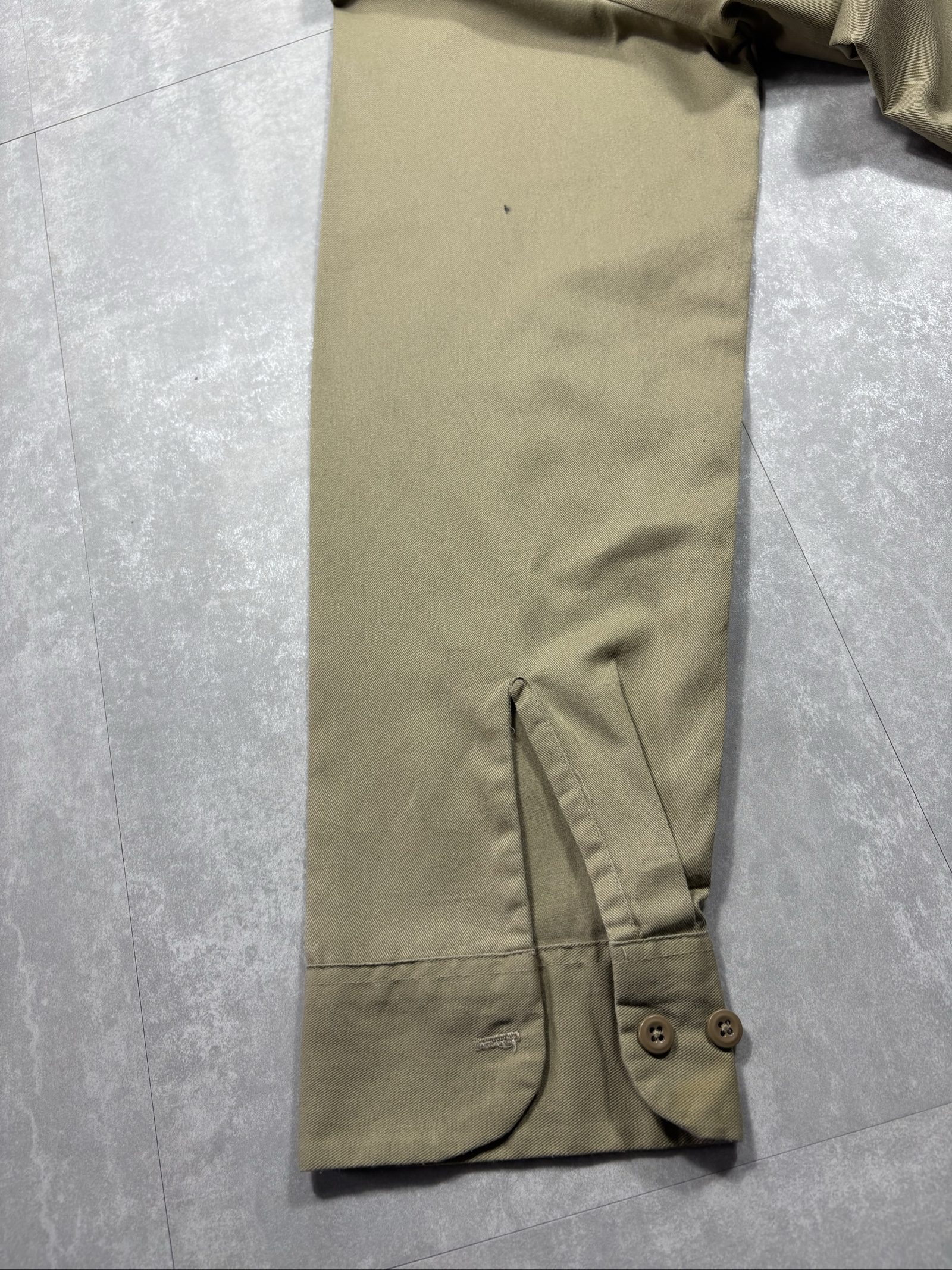 Dickies Men's Beige/Khaki Work Shirt Large Tall Poly-Cotton image 10