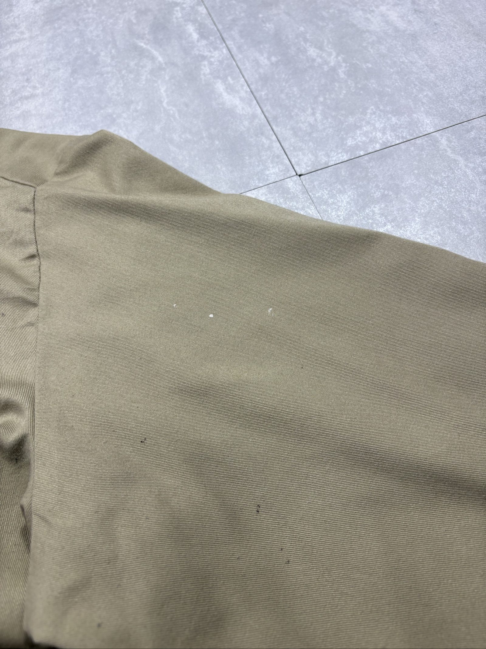 Dickies Men's Beige/Khaki Work Shirt Large Tall Poly-Cotton image 6