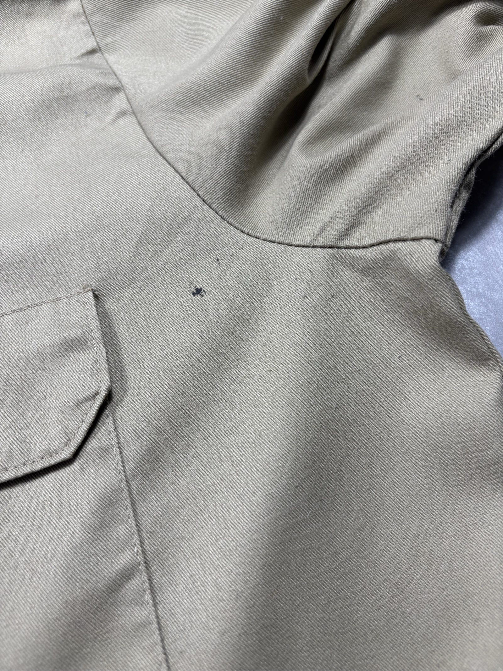 Dickies Men's Beige/Khaki Work Shirt Large Tall Poly-Cotton image 5