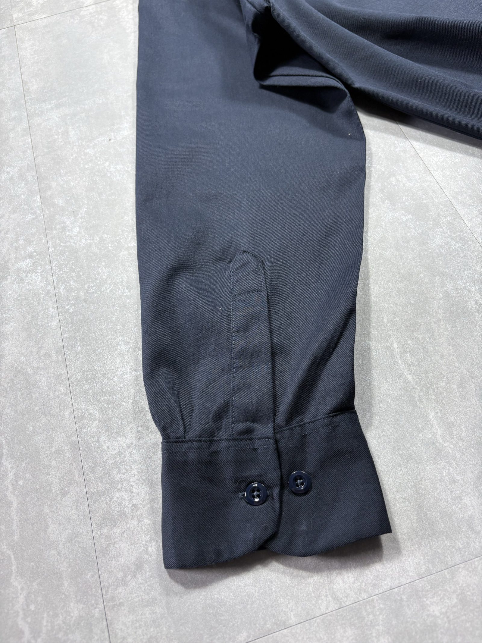 Dickies Men's Navy Polyester & Cotton Work Shirt Large image 6