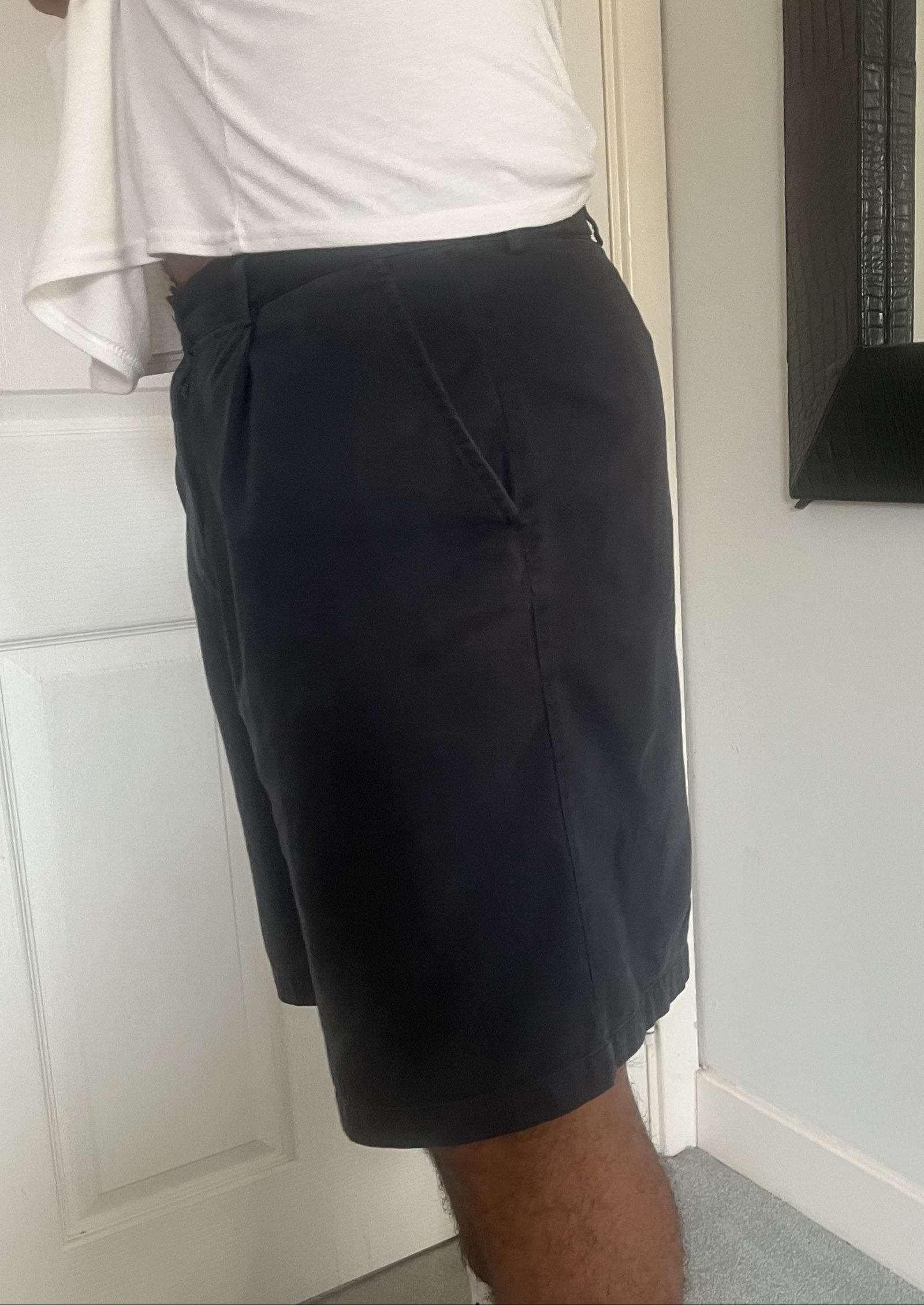Gap Black Cotton Chino Shorts 34 image 4