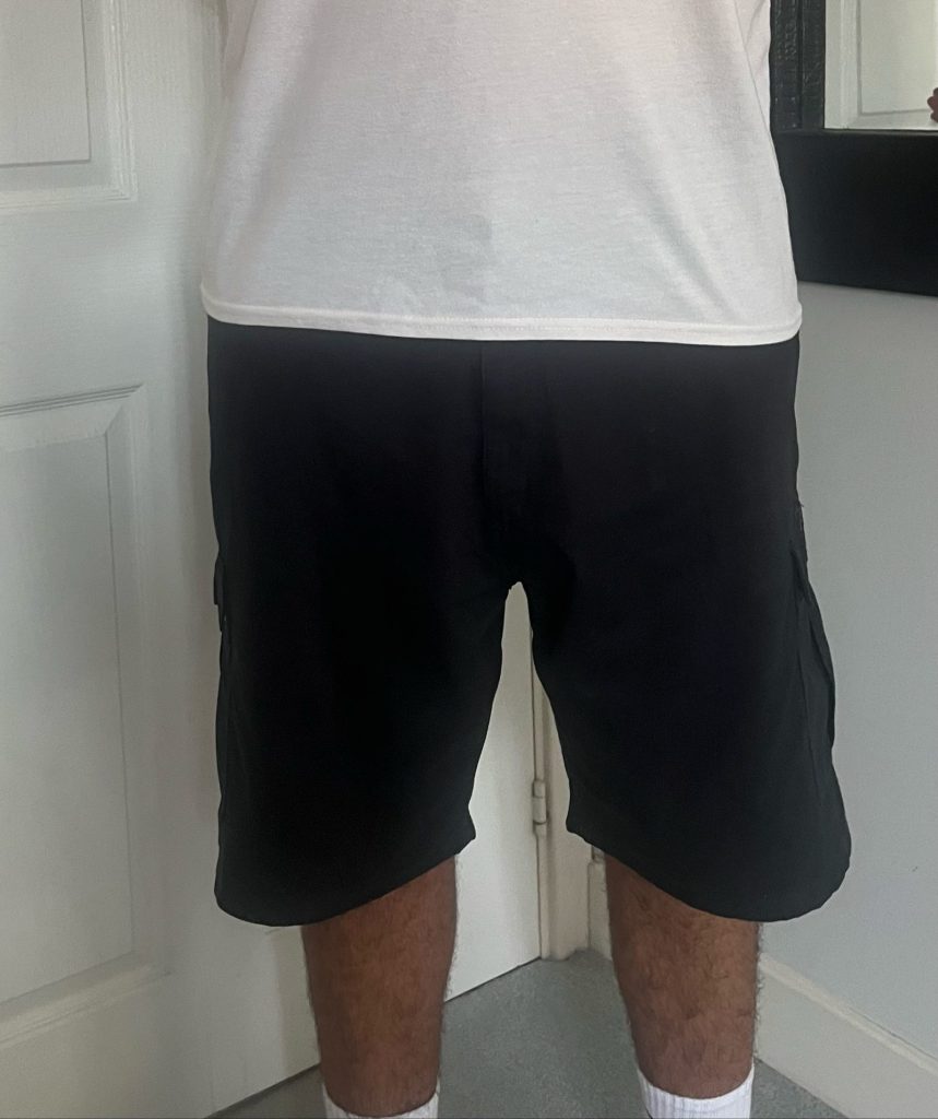 Wrangler Black Cargo Shorts Large Cotton Blend