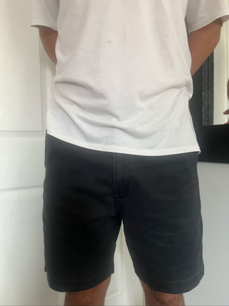 Levi's Black Men's Chino Shorts Medium with Buttoned Back Pockets