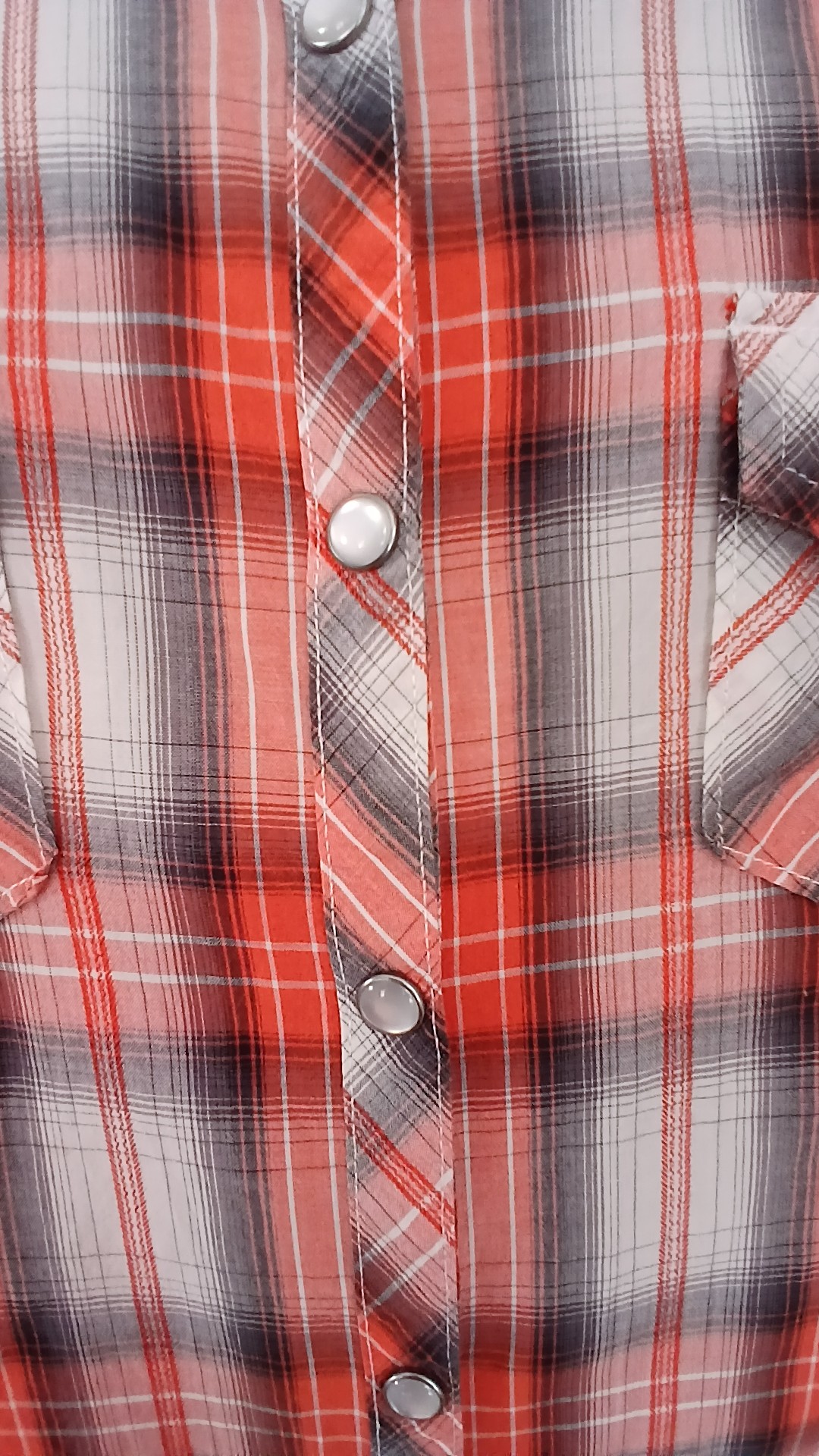 Harley-Davidson Women's Red Grey Plaid 100% Cotton Shirt Embroidered UK 22 image 4