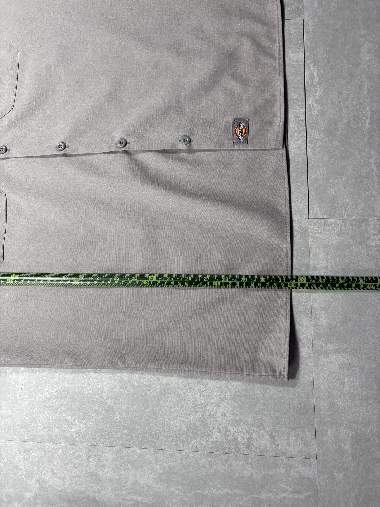 Dickies Grey Work Shirt Men's XL Embroidered Logo image 10