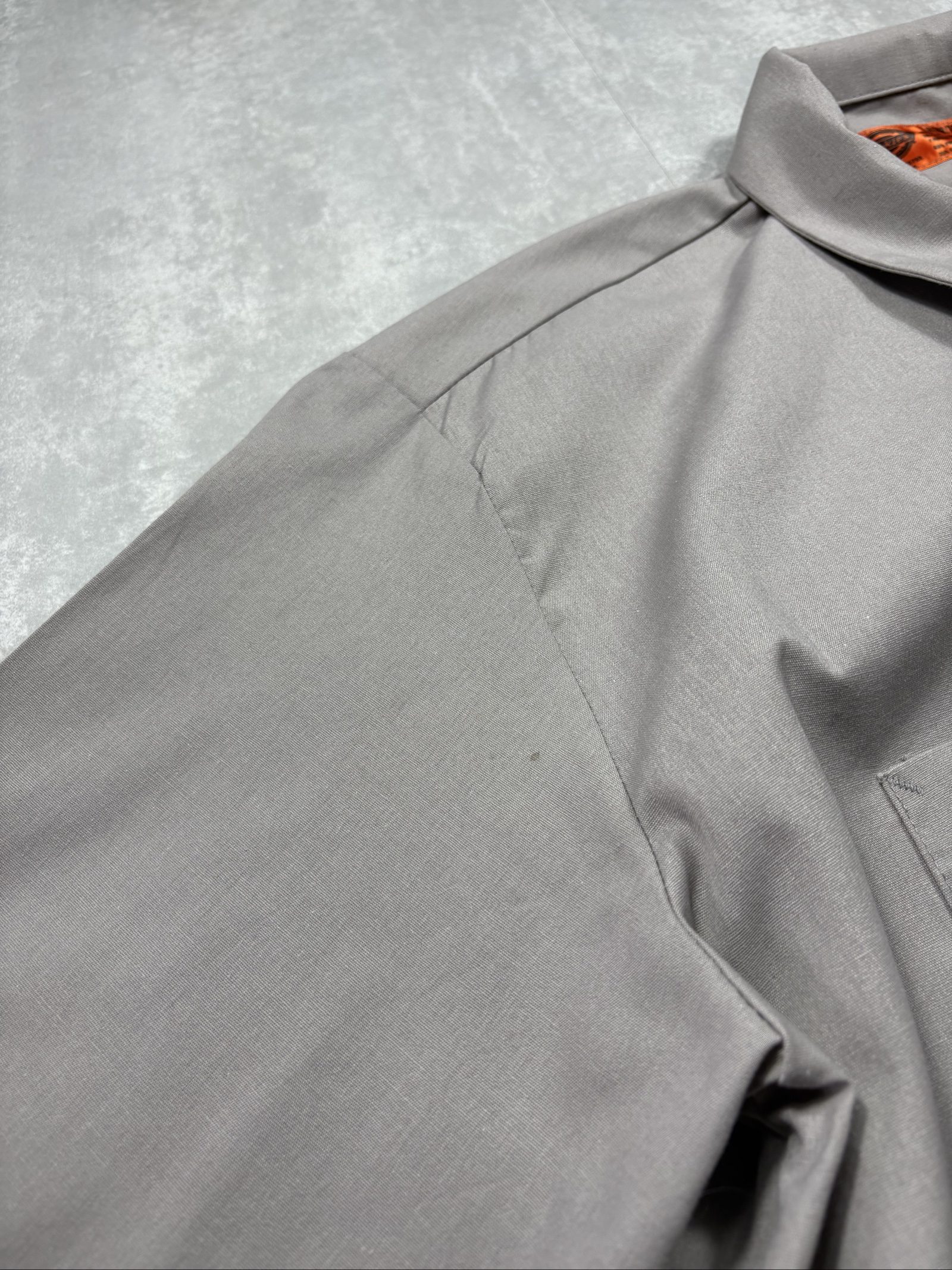 Dickies Grey Work Shirt Men's XL Embroidered Logo image 7