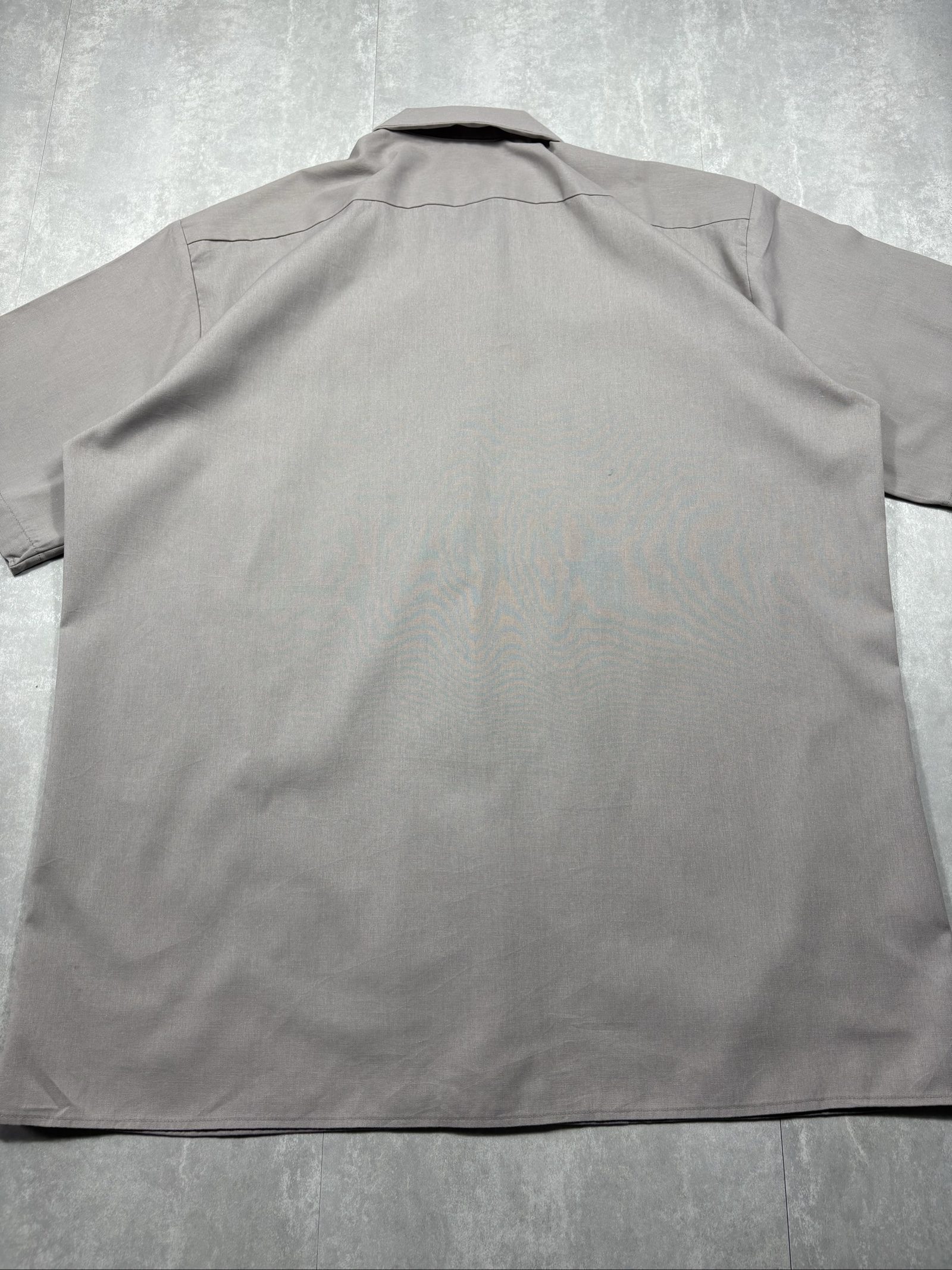 Dickies Grey Work Shirt Men's XL Embroidered Logo image 6