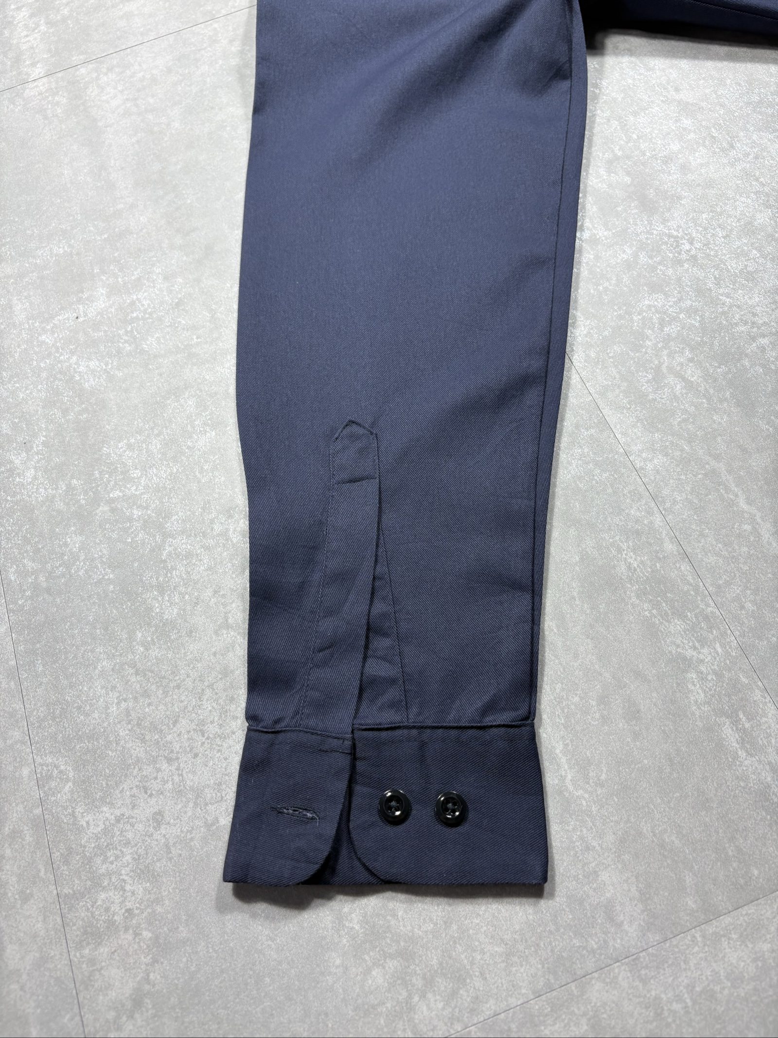 Dickies Men's Navy Work Shirt Medium Poly-Cotton image 7