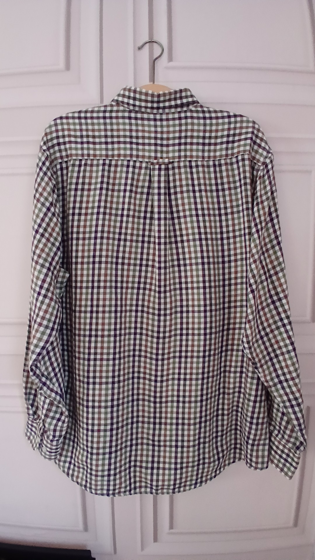 James Pringle Multi Check Cotton Blend Shirt XL image 4