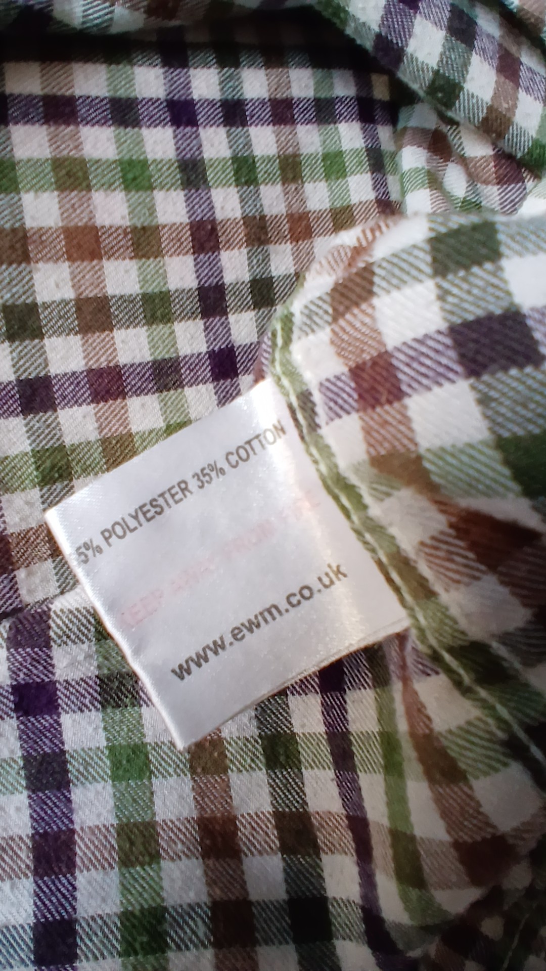 James Pringle Multi Check Cotton Blend Shirt XL image 5