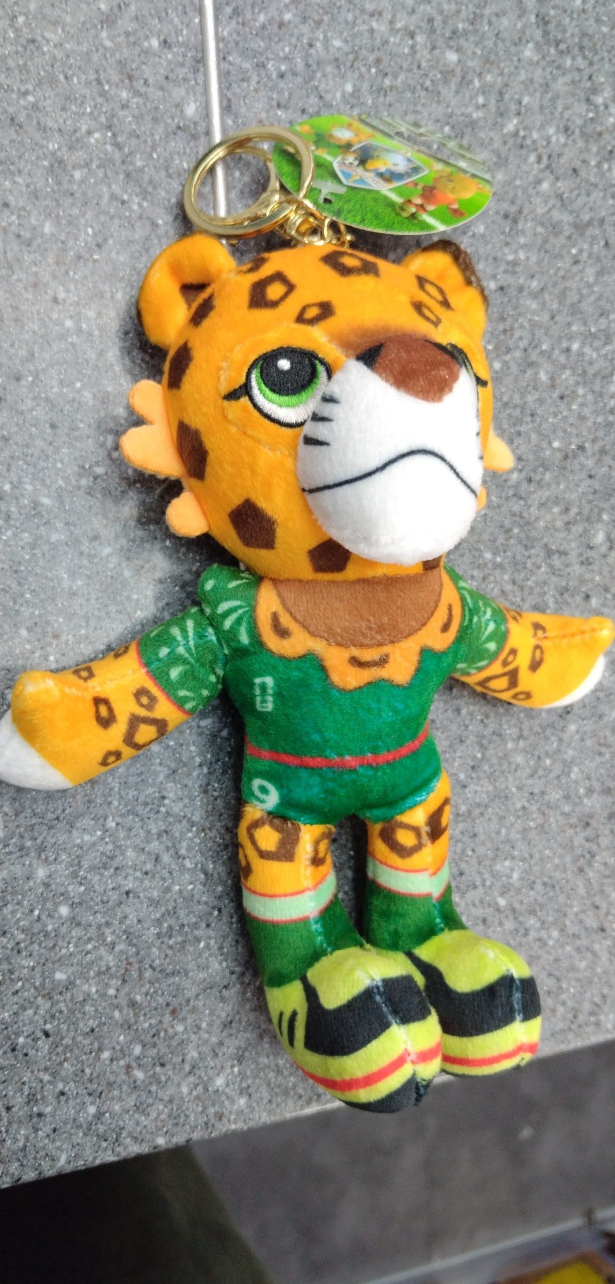Plush Tiger Character Keychain Multi-colour Soft Toy image 2