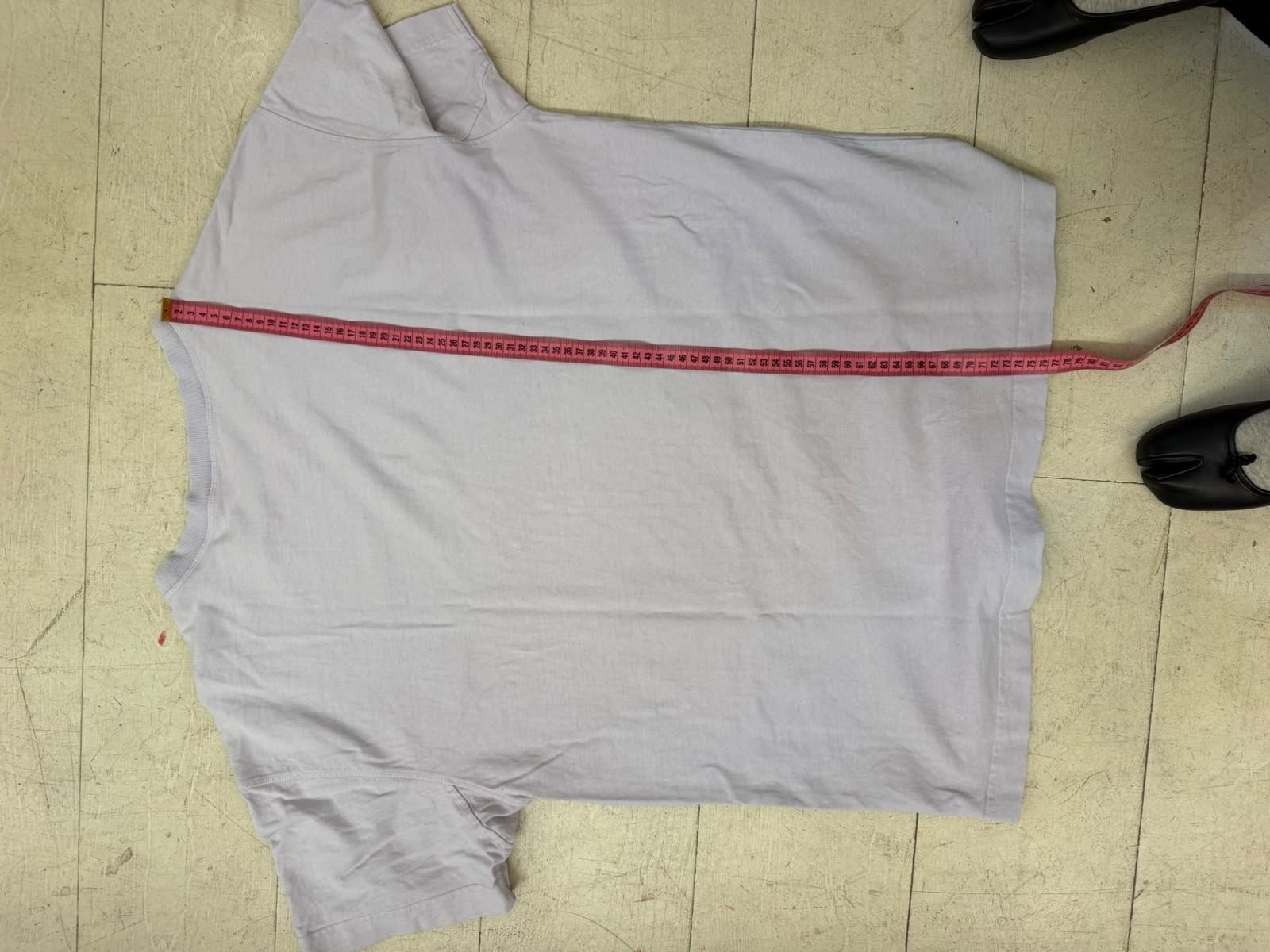 Acne Studios Light Purple Logo T-Shirt Large Cotton image 3