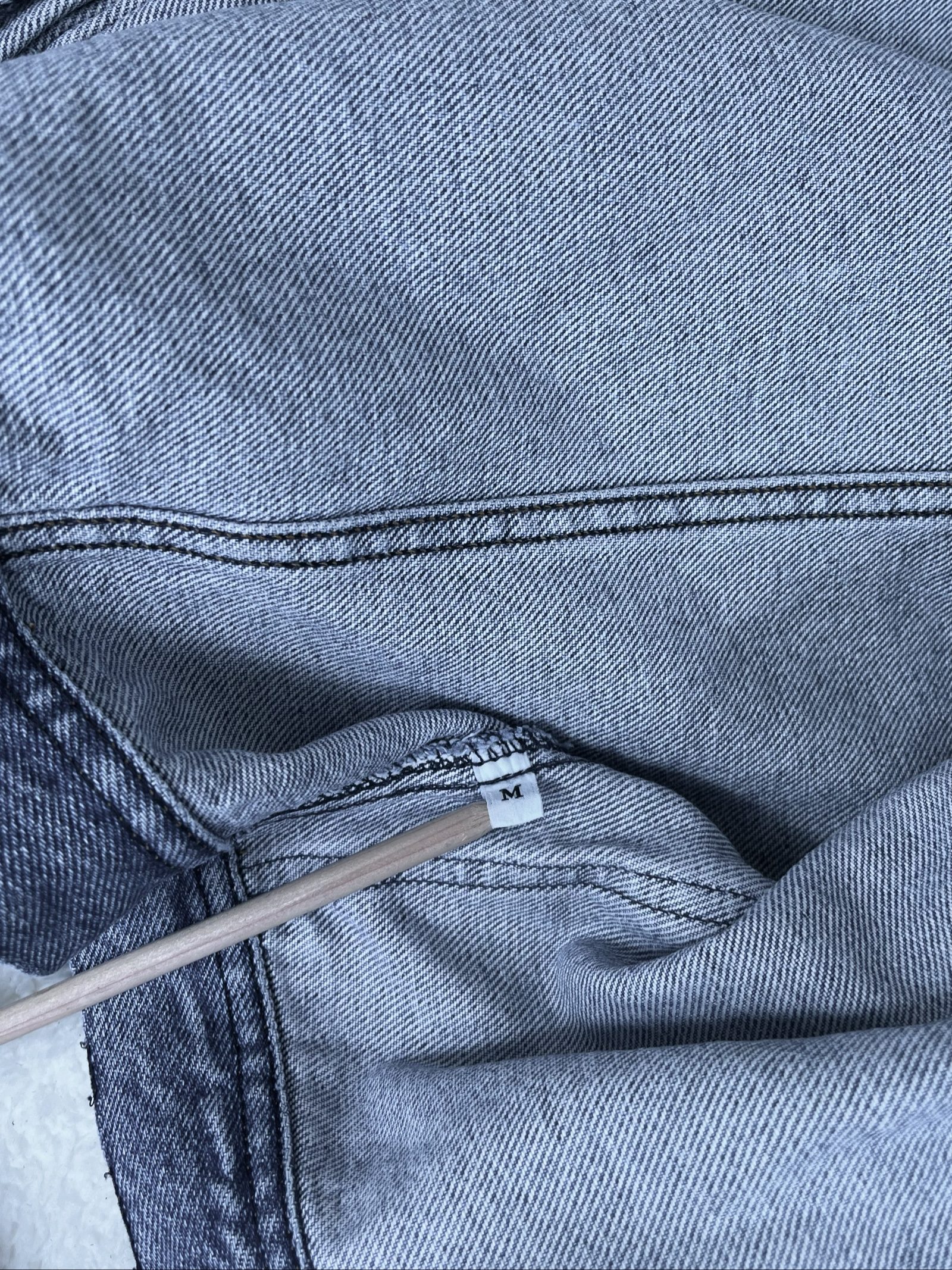 Blue Denim Jeans Jacket Embroidered Cropped Small Western Navajo Y2K image 7