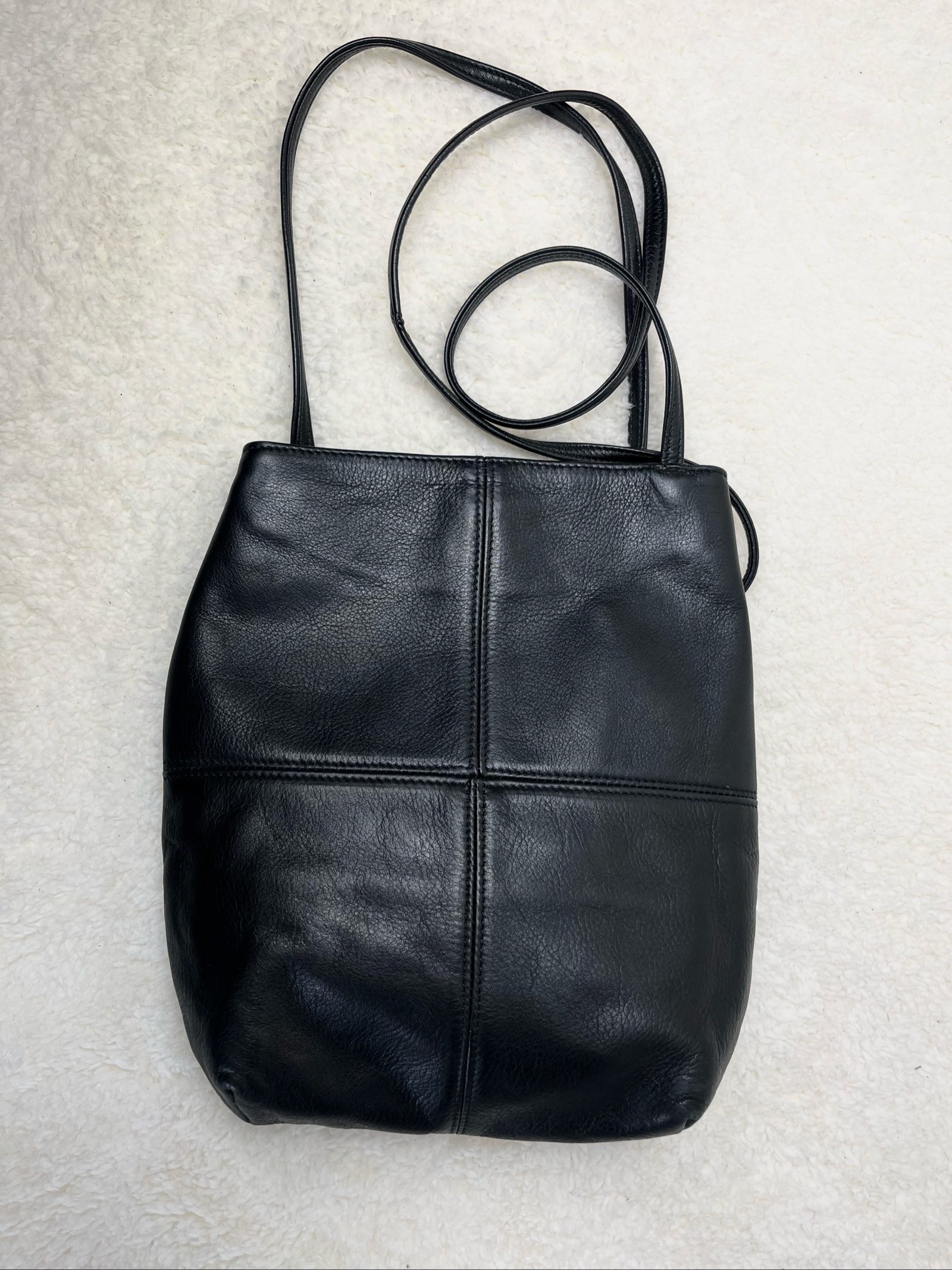 Renato Angi real Leather Shoulder Bag Ledertasche Made in Italy image 6