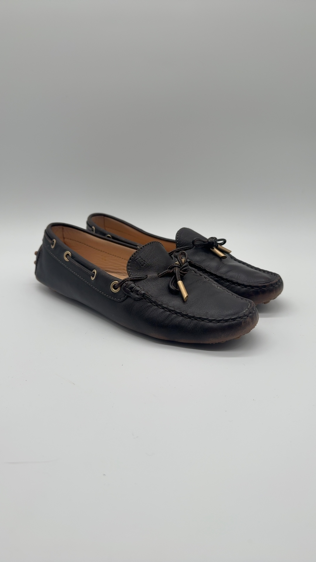 Tod’s Gommino Mokassins Braun Gr. 39 | Leder Loafer Driving Shoes