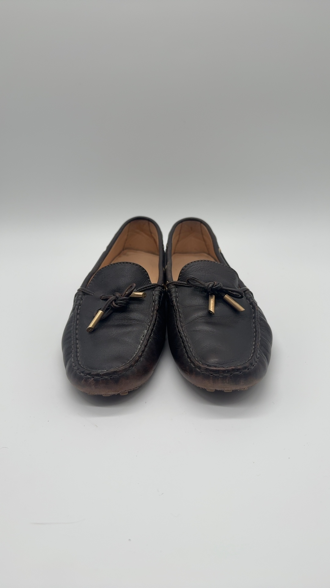 Tod’s Gommino Mokassins Braun Gr. 39 | Leder Loafer Driving Shoes image 2