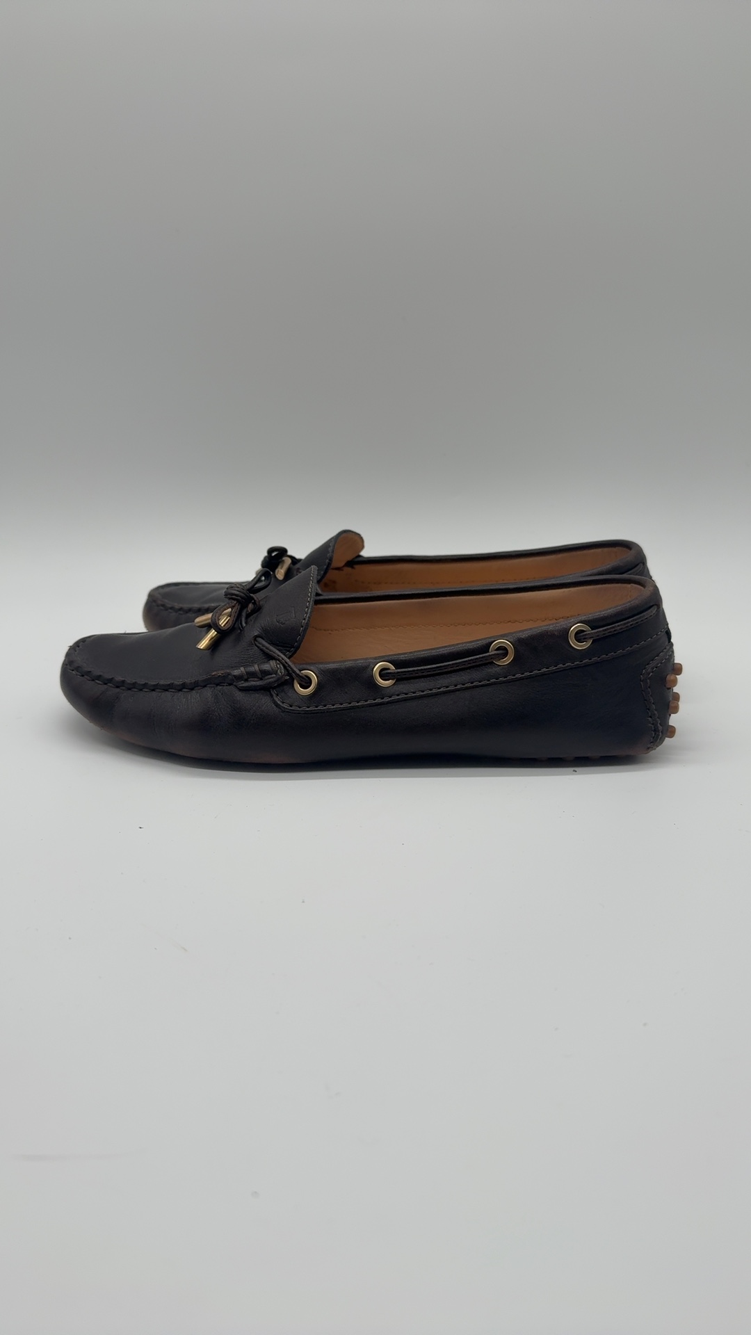 Tod’s Gommino Mokassins Braun Gr. 39 | Leder Loafer Driving Shoes image 3