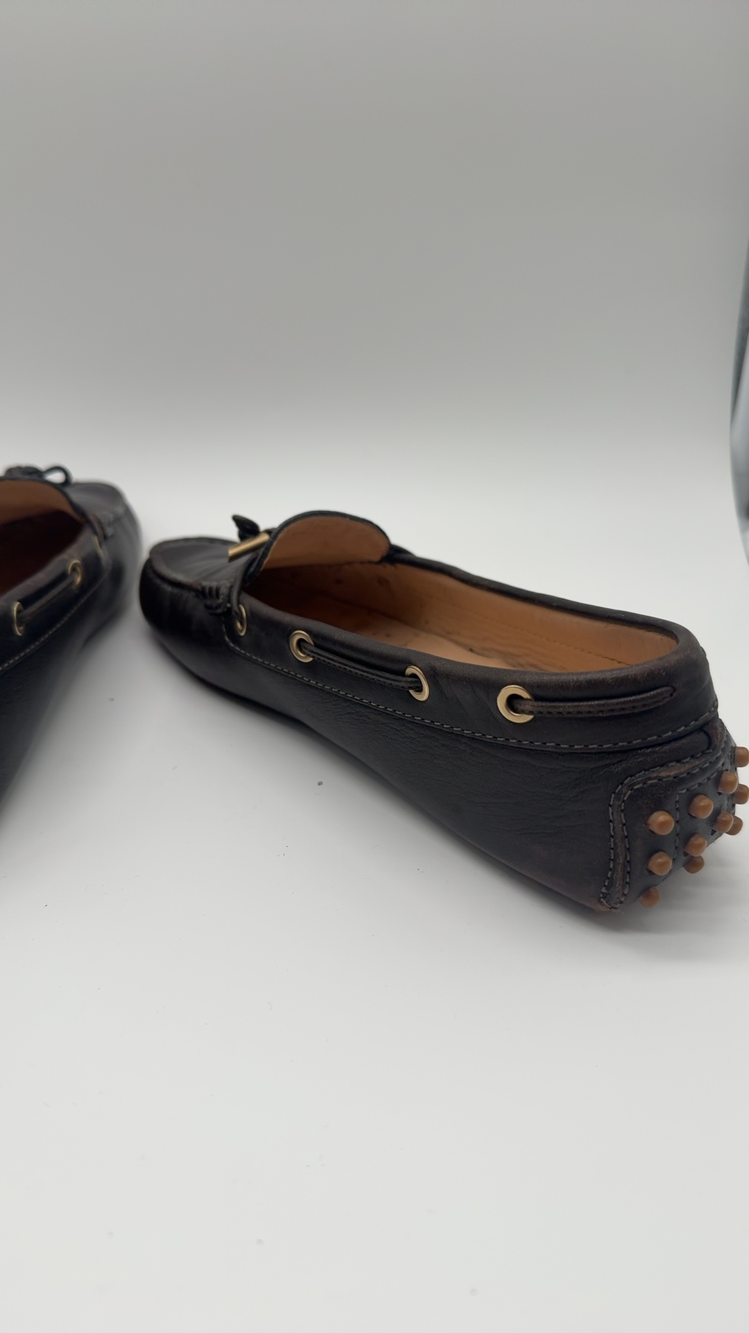 Tod’s Gommino Mokassins Braun Gr. 39 | Leder Loafer Driving Shoes image 5