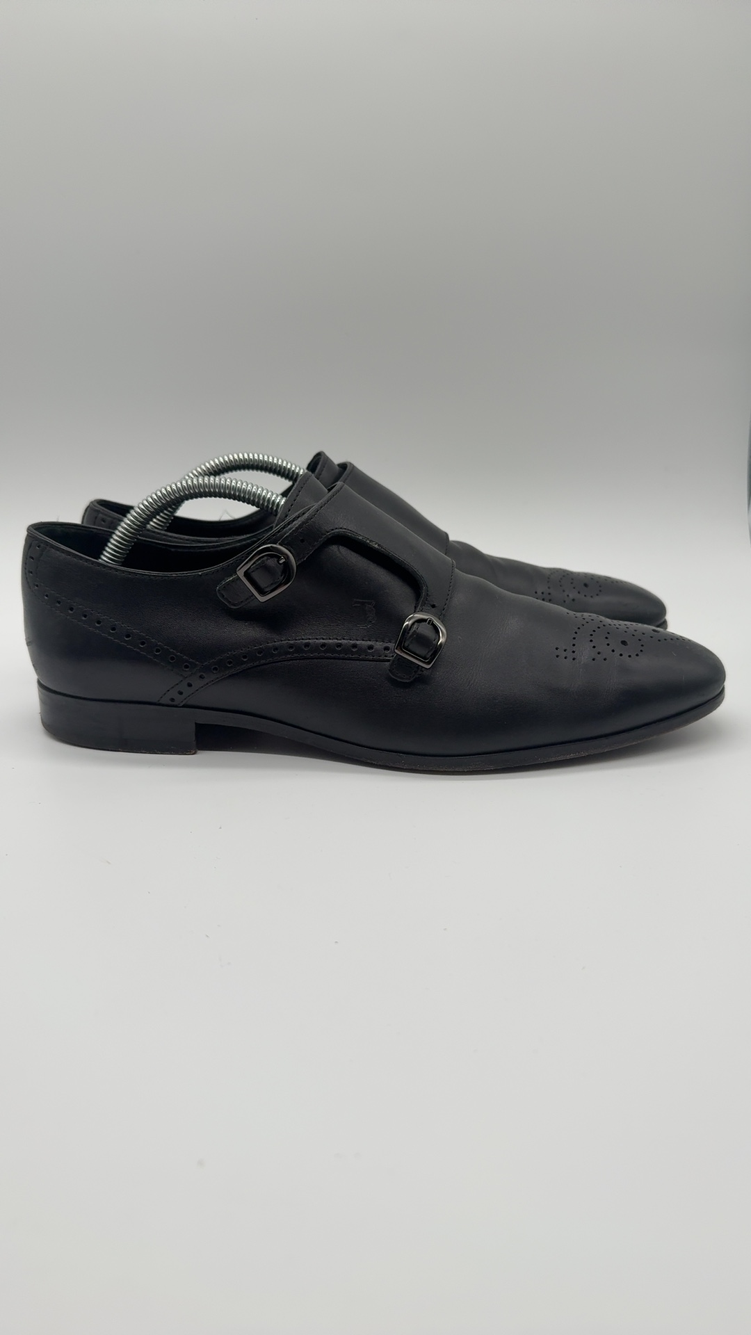 Tod’s Double Monk Strap Lederschuhe Schwarz Gr. 8 / EU 42 | Made in Italy image 3