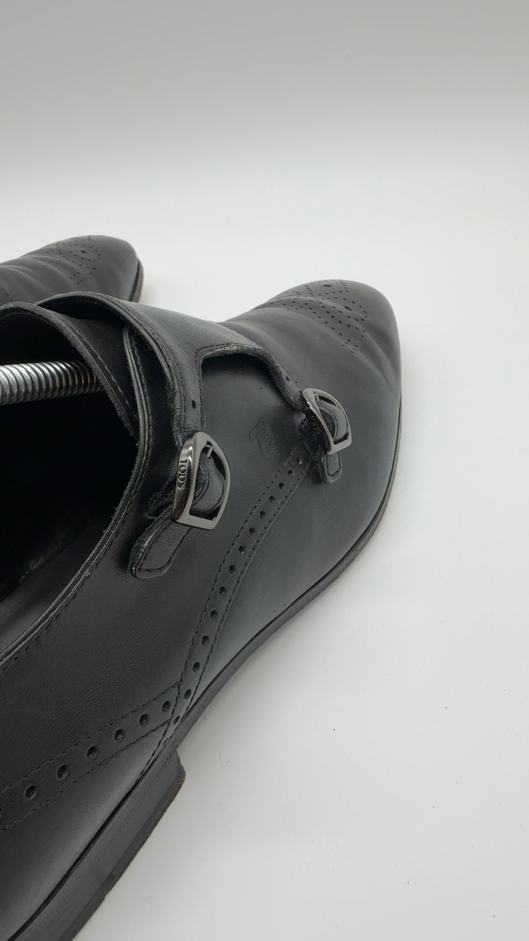 Tod’s Double Monk Strap Lederschuhe Schwarz Gr. 8 / EU 42 | Made in Italy image 8