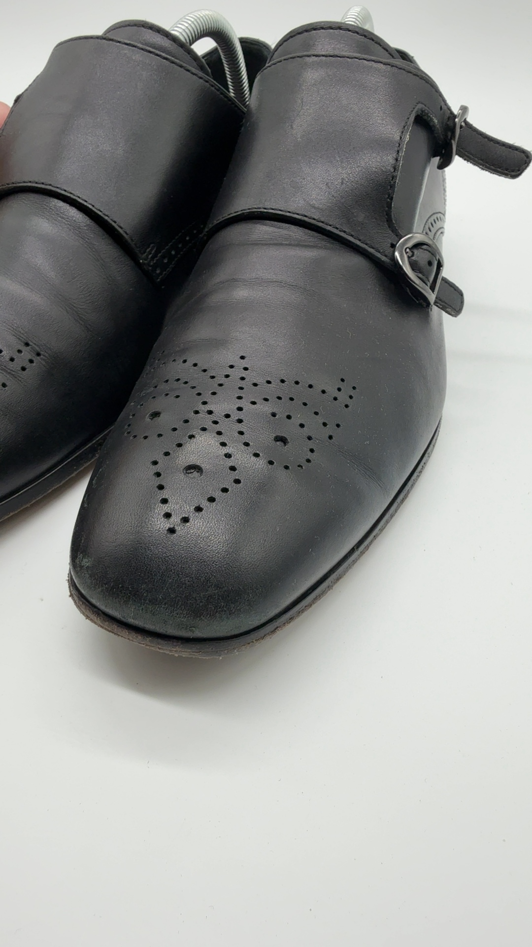 Tod’s Double Monk Strap Lederschuhe Schwarz Gr. 8 / EU 42 | Made in Italy image 10