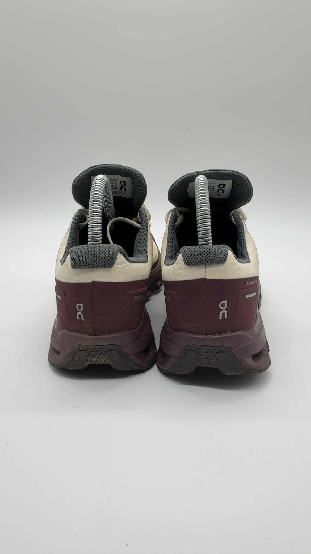On Cloudventure Trail Running Schuhe Beige Bordeaux Gr. 38.5 | Damen Outdoor image 5