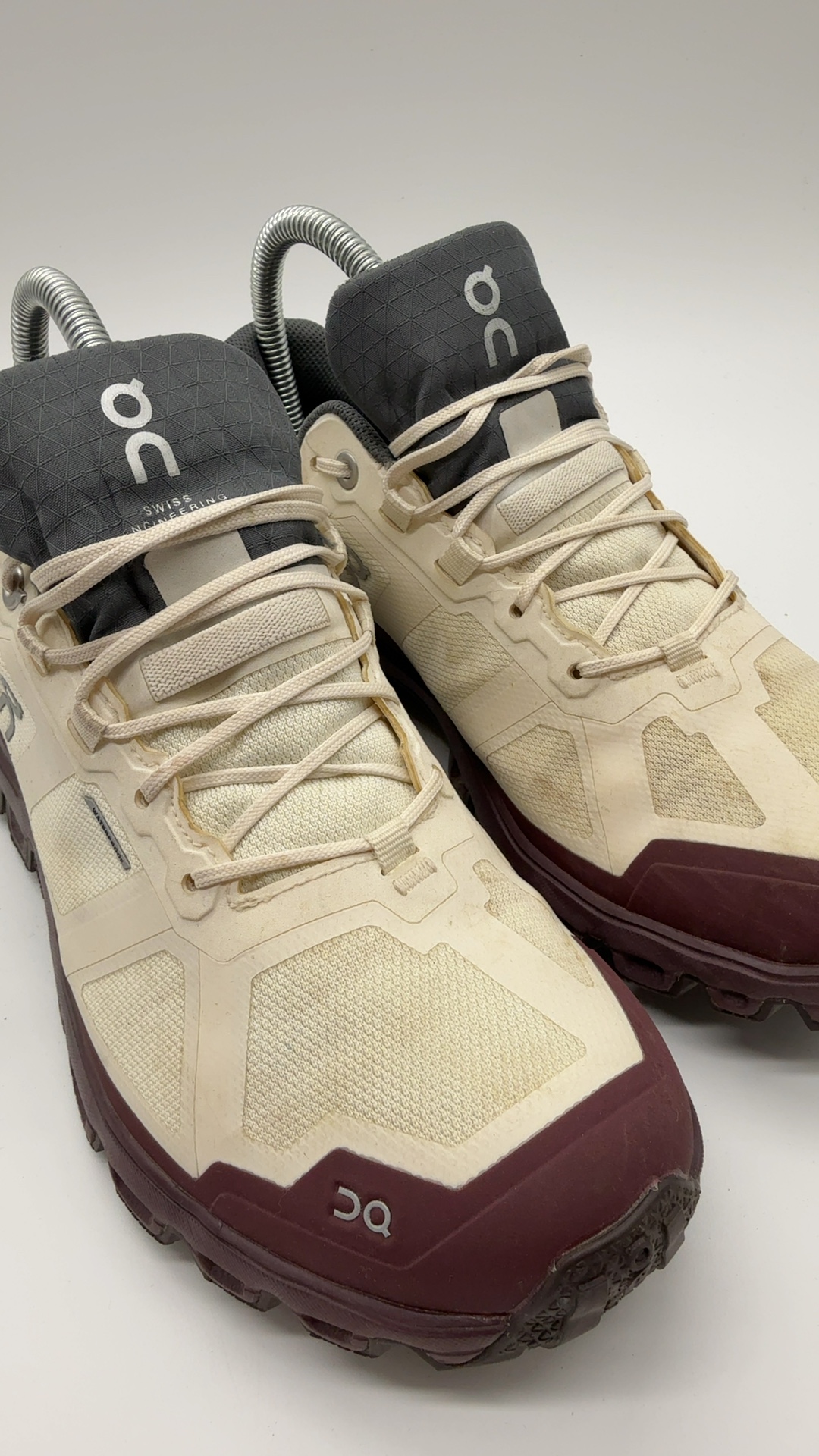 On Cloudventure Trail Running Schuhe Beige Bordeaux Gr. 38.5 | Damen Outdoor image 10
