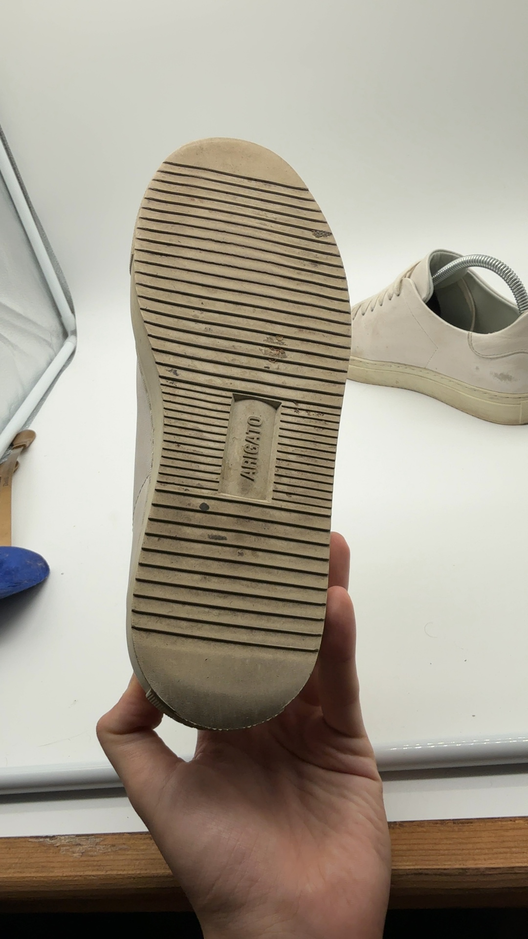 Axel Arigato Sneaker Weiß Creme Gr. 40 | Leder Low Top image 7