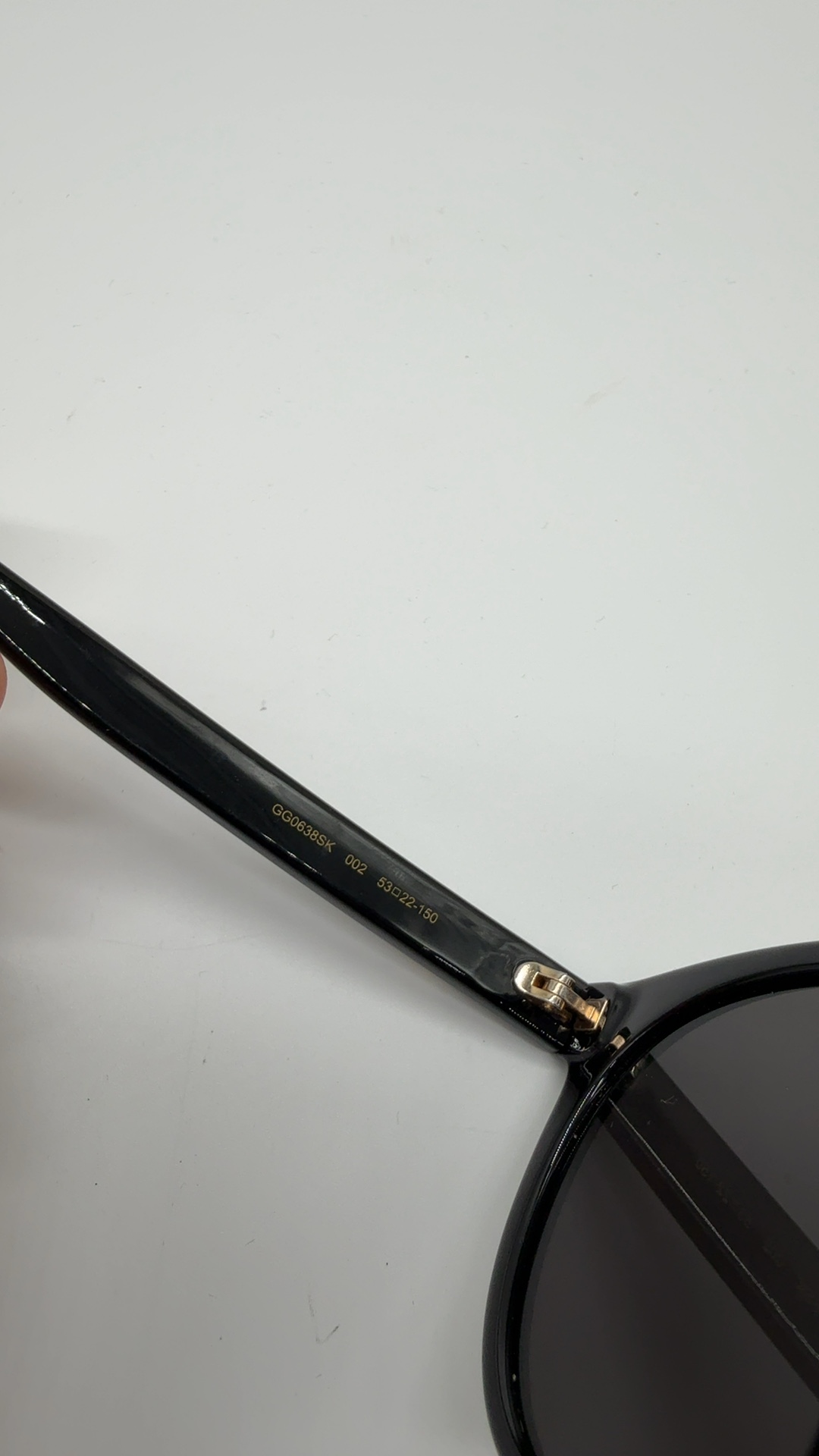Gucci Sonnenbrille Schwarz Rund | GG Logo Designer Sunglasses Made in Italy image 7
