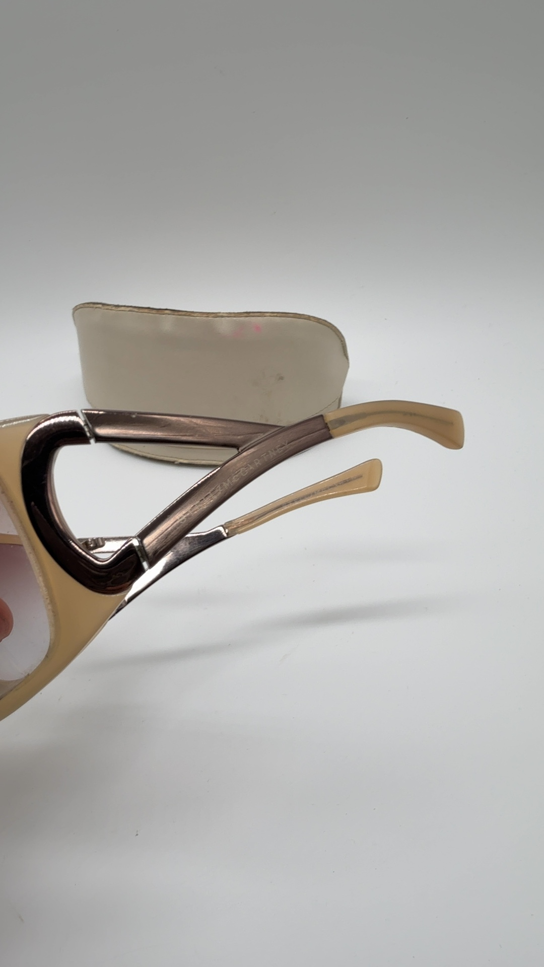 Stella McCartney Sonnenbrille Beige Rosé | Oversize Cat Eye Damen image 3