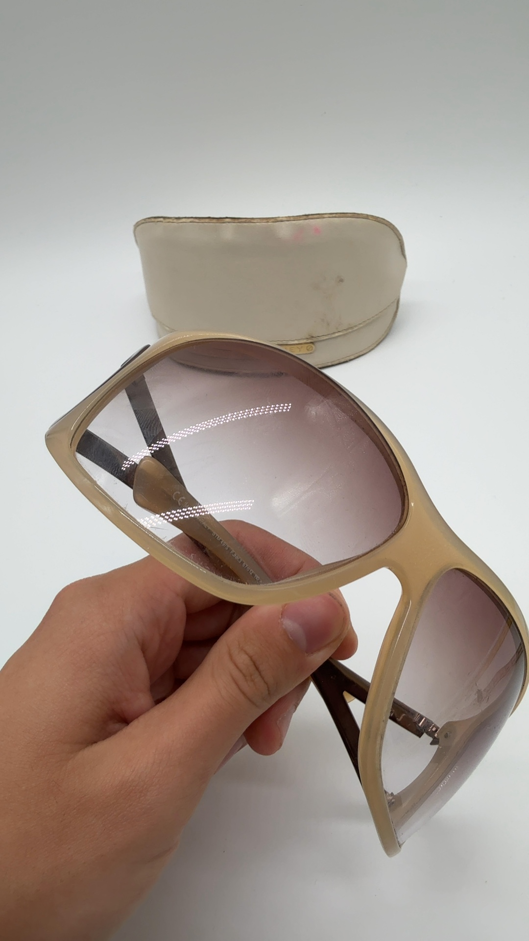 Stella McCartney Sonnenbrille Beige Rosé | Oversize Cat Eye Damen image 8