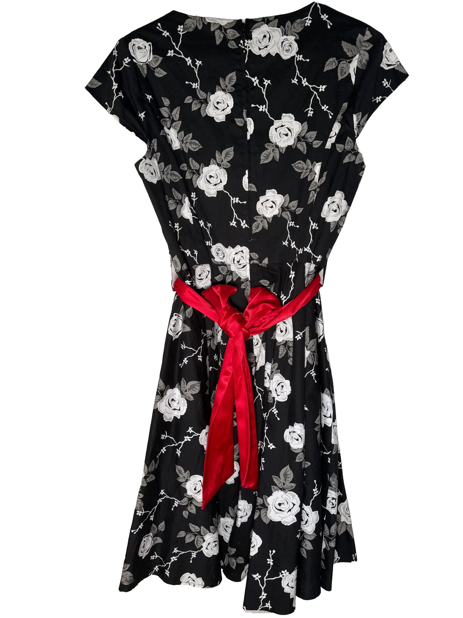 Hot Topic - Women's Black Fit N Flare Dress - Size XL image 2