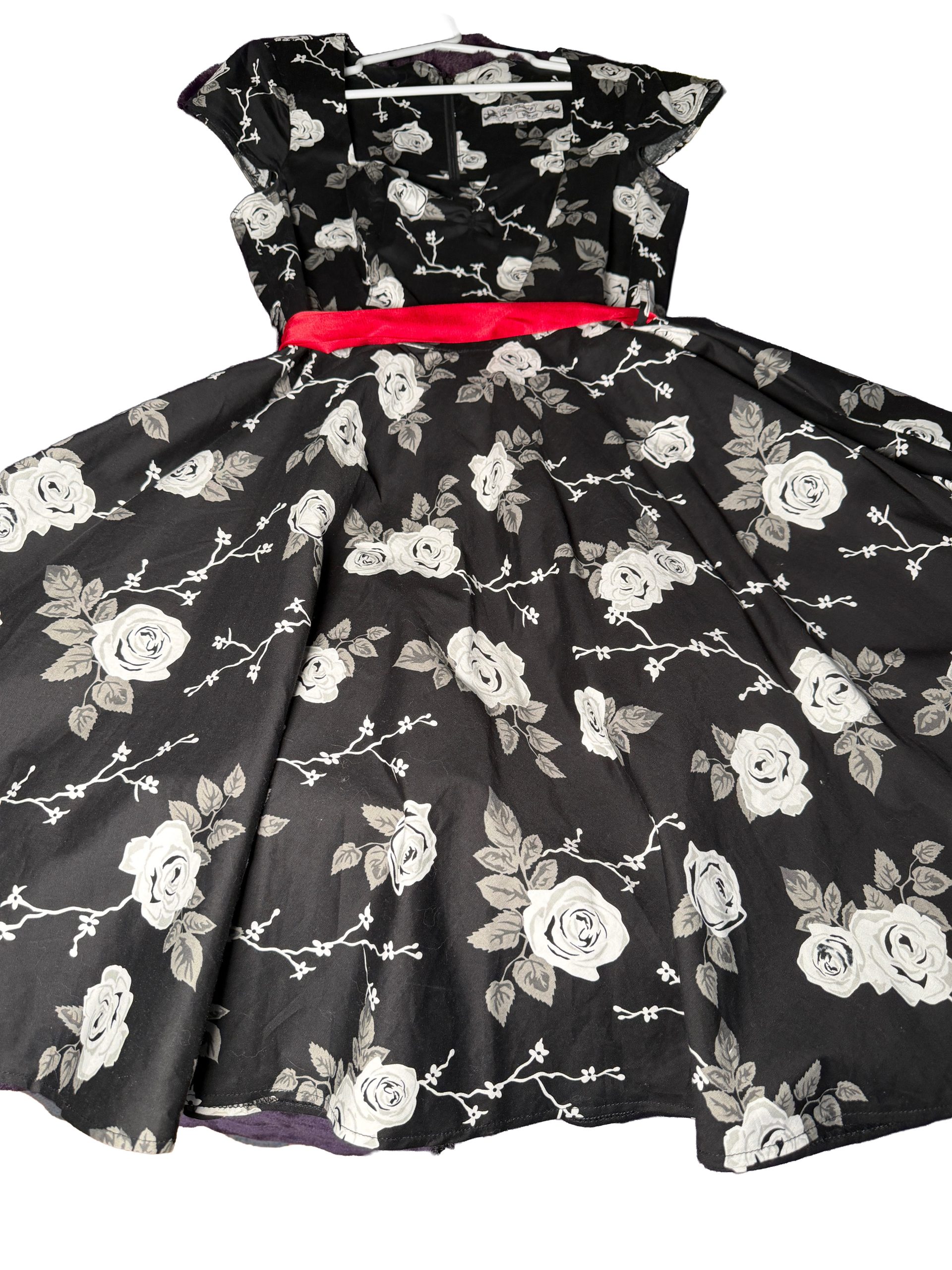 Hot Topic - Women's Black Fit N Flare Dress - Size XL image 6