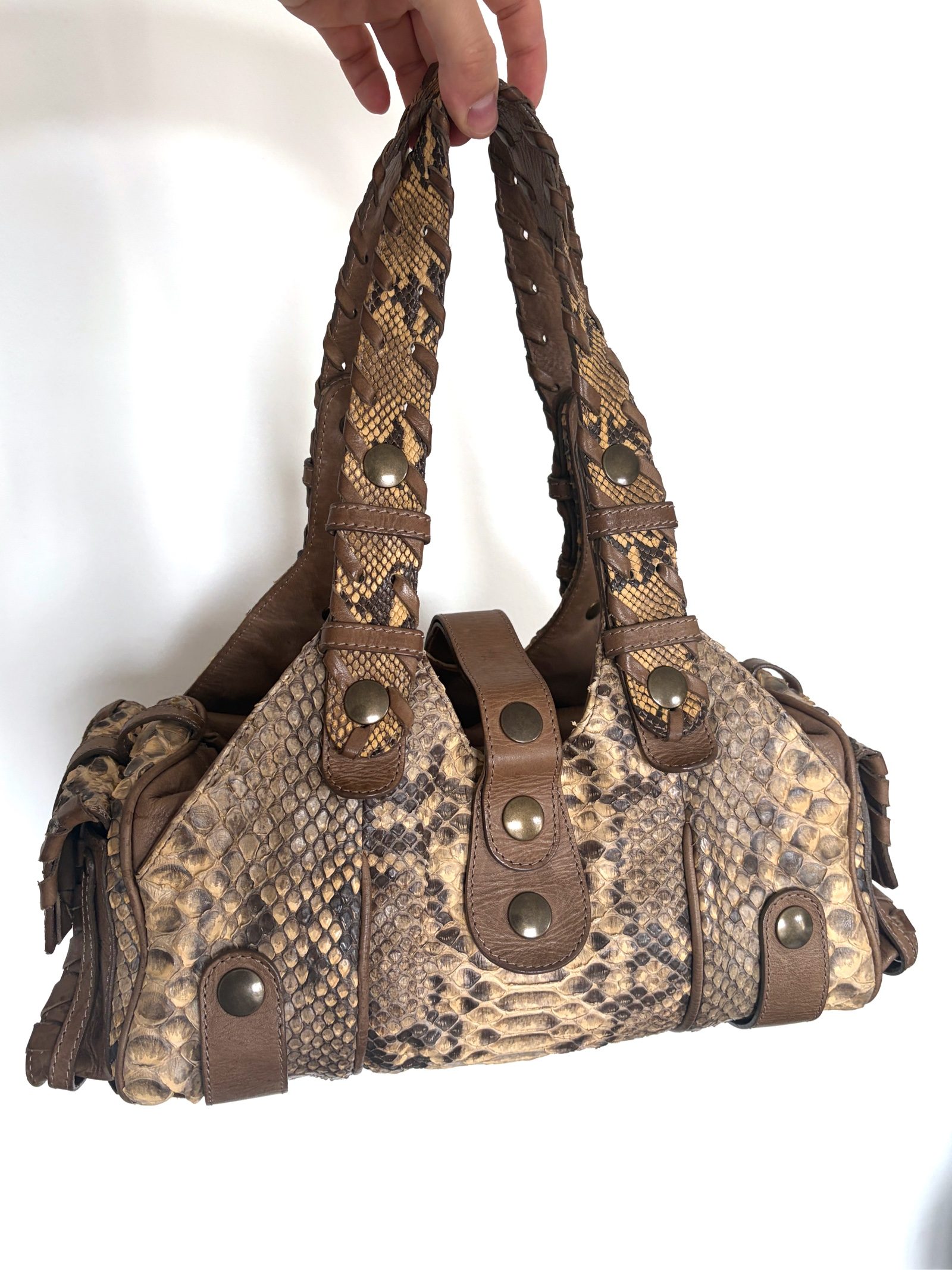 Chloé Silverado Python Leather Shoulder Bag image 2