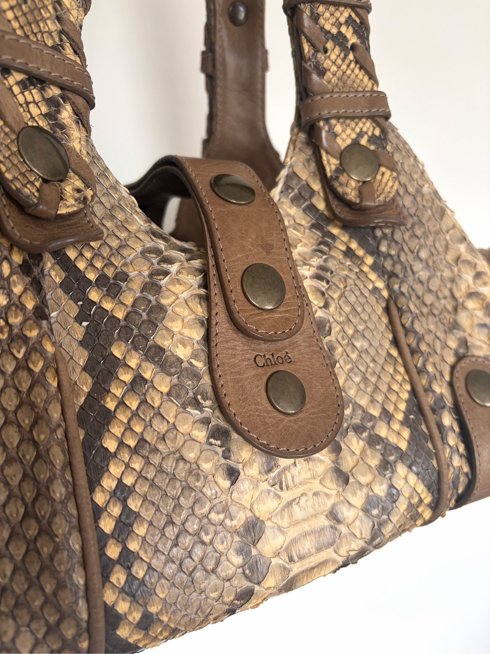 Chloé Silverado Python Leather Shoulder Bag image 10