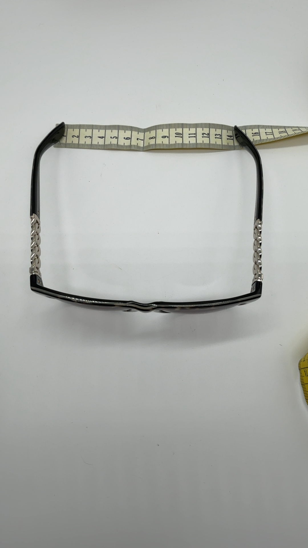Yves Saint Laurent YSL Sonnenbrille Oversize | Havanna Braun Ketten-Details image 8