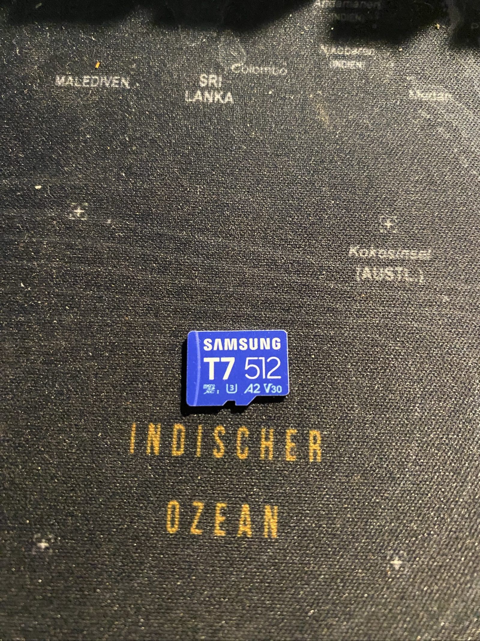 Samsung Blue T7 512GB Micro SD Card