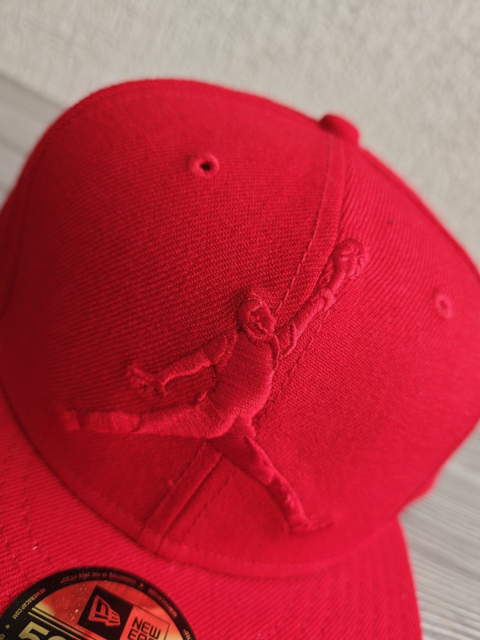 New Era Red Jordan 59FIFTY Fitted Cap 7 5/8 60.6cm image 2