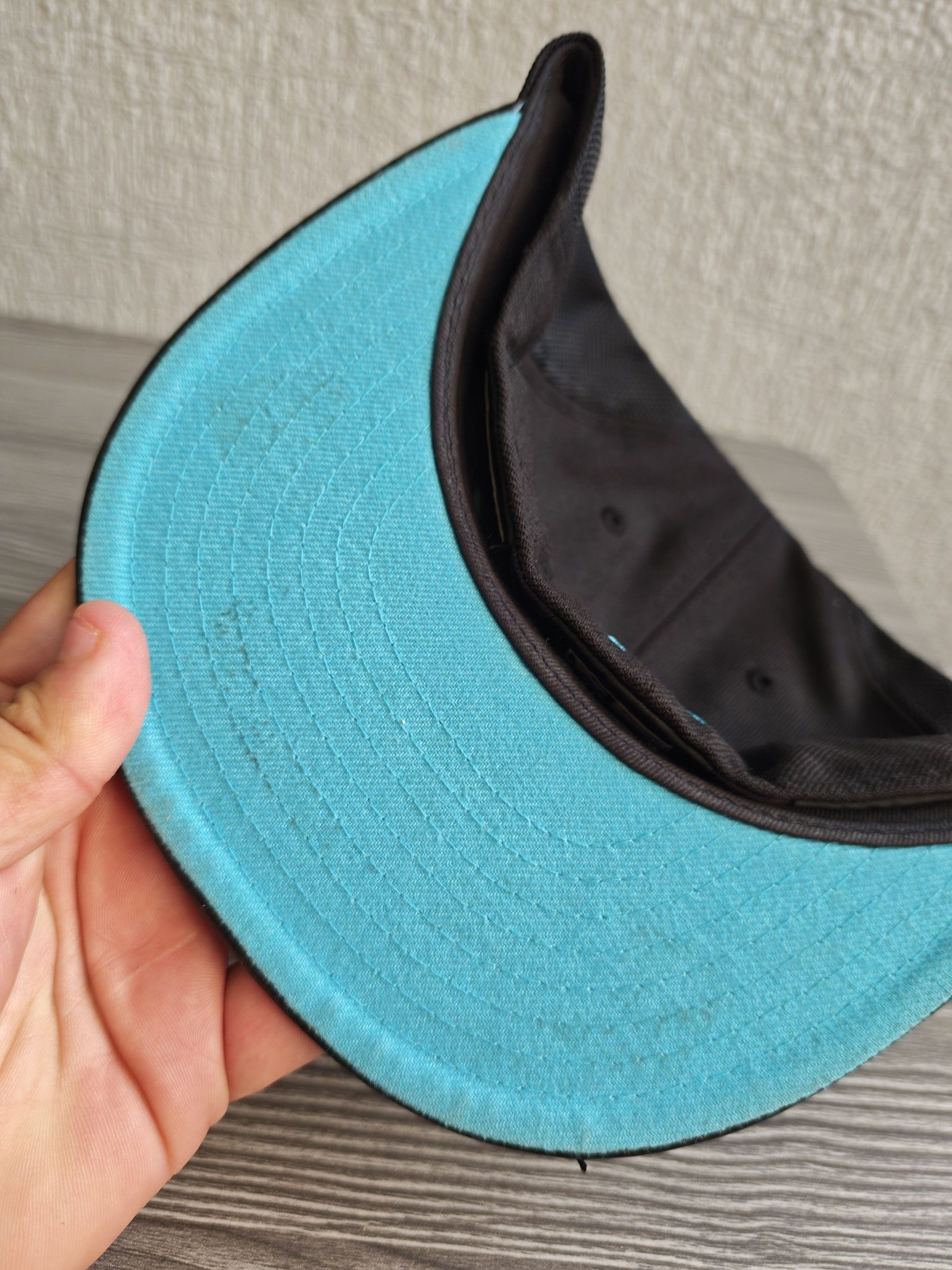 New Era Black & Turquoise Toronto Raptors 59FIFTY Fitted Cap 7 1/8 image 2