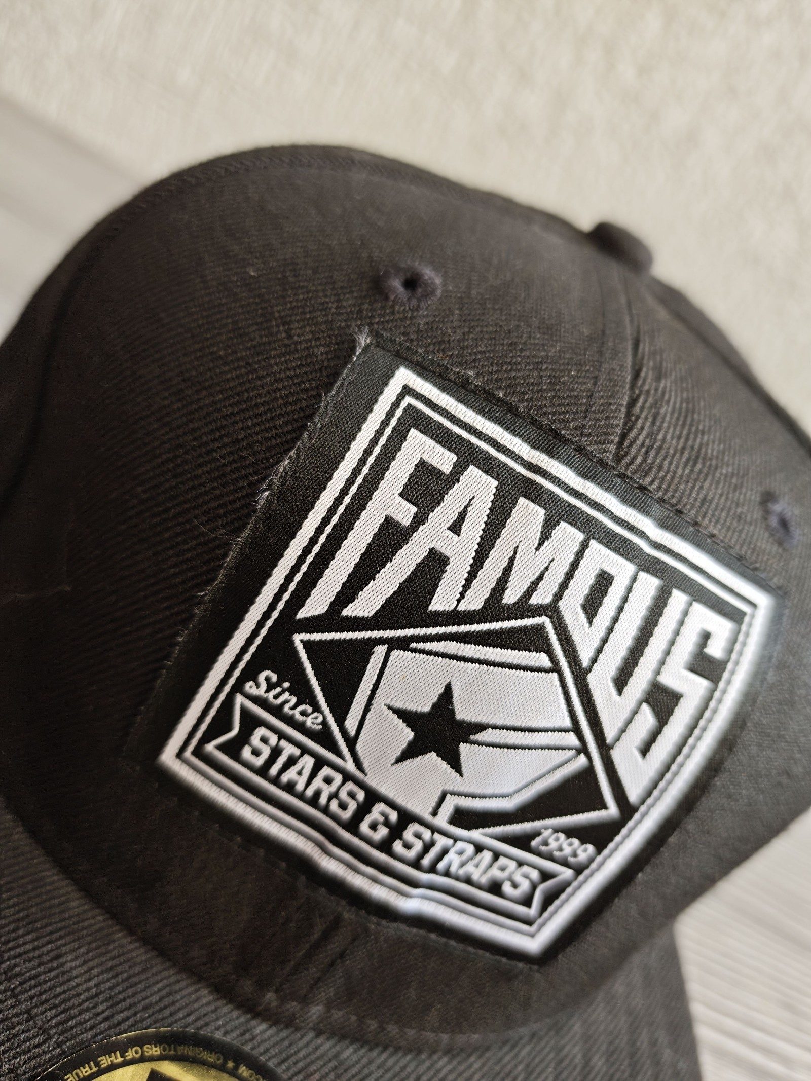 Famous Stars & Straps Black New Era 59FIFTY Cap 7 3/8 image 2