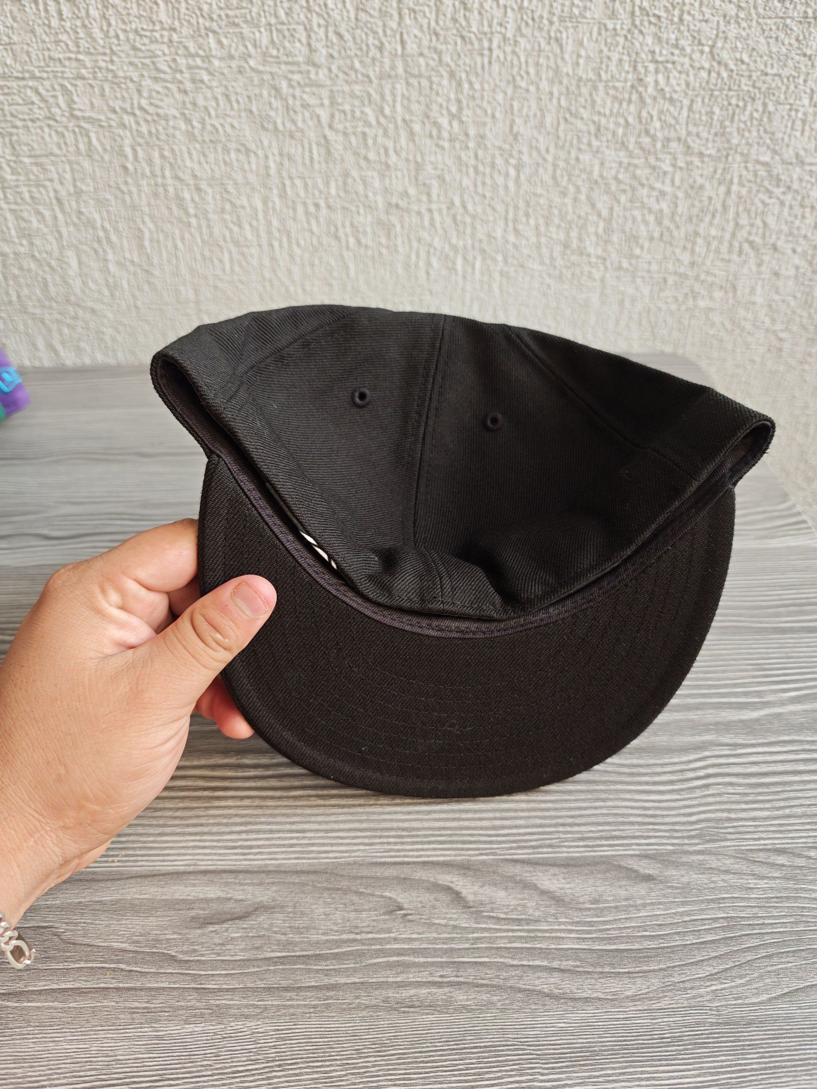Famous Stars & Straps Black New Era 59FIFTY Cap 7 3/8 image 3