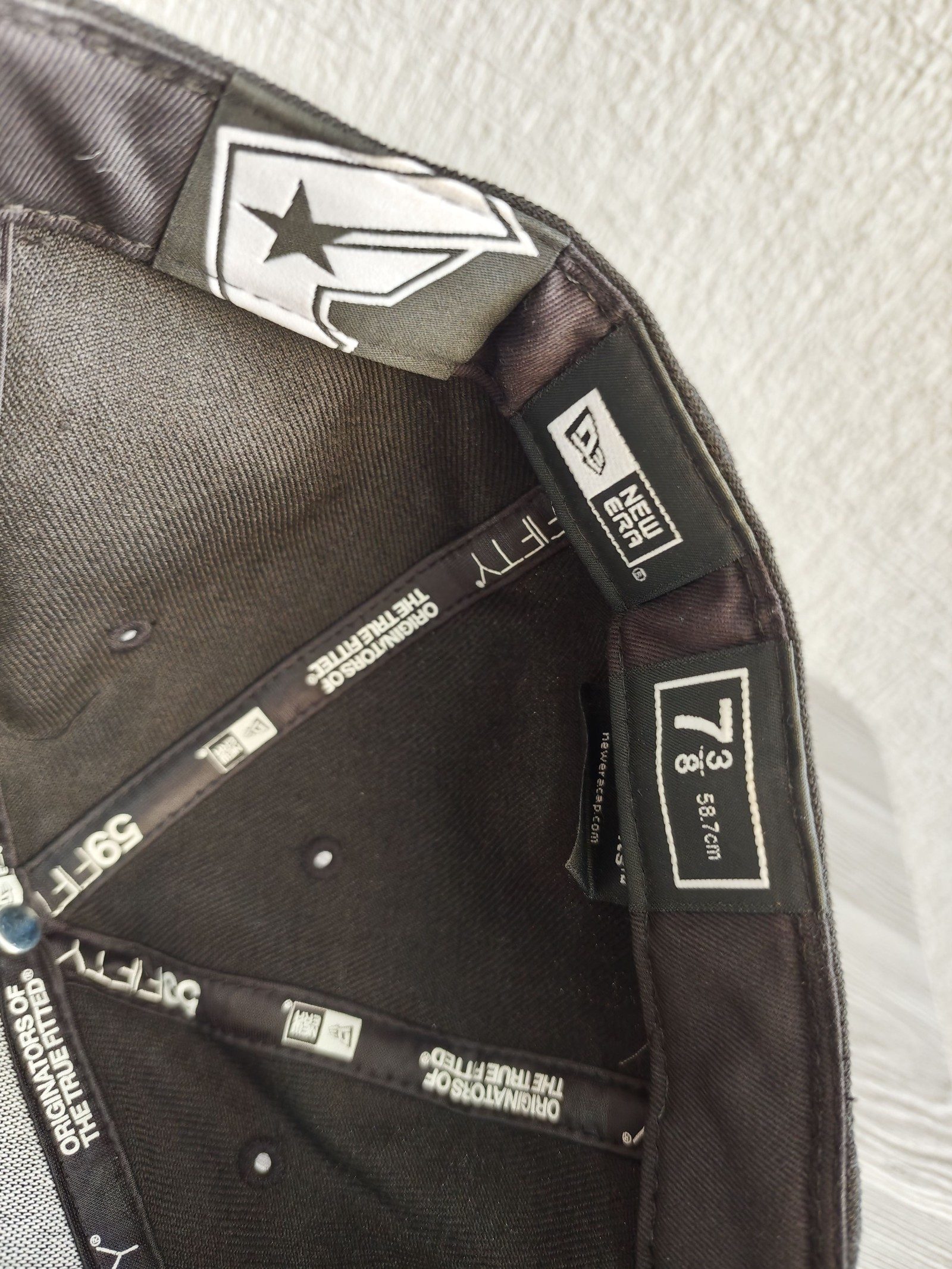 Famous Stars & Straps Black New Era 59FIFTY Cap 7 3/8 image 5