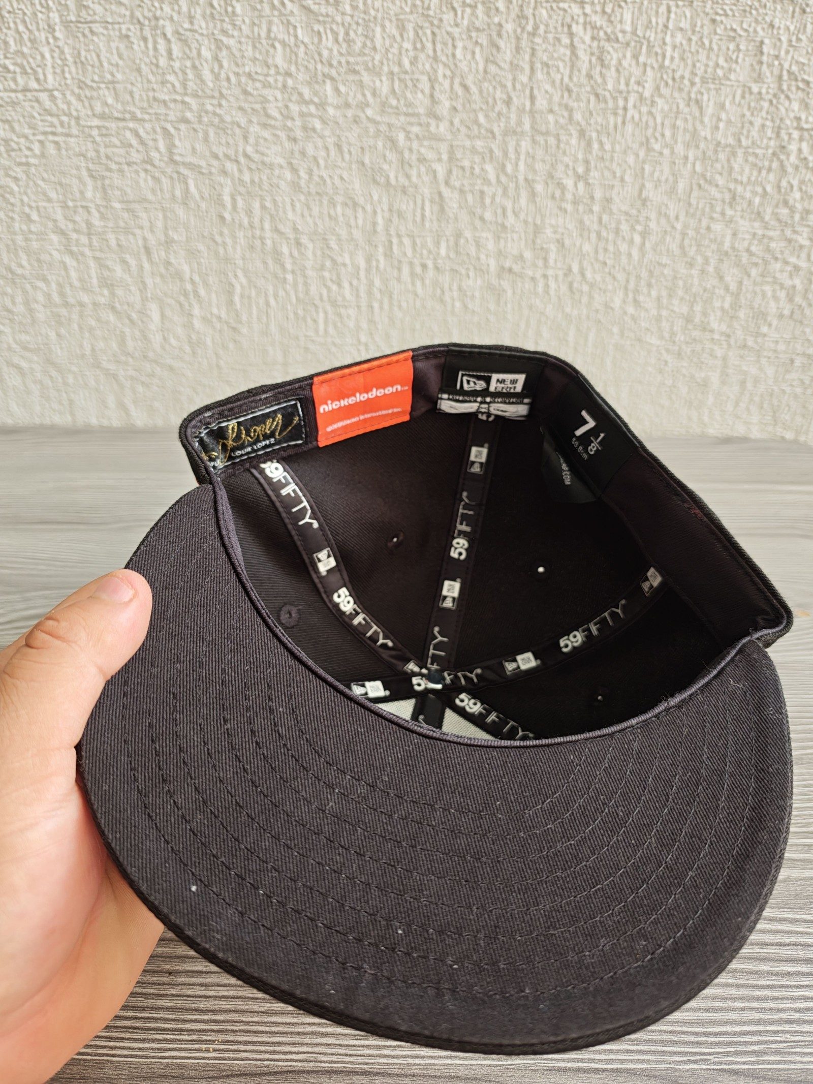 New Era Black Nickelodeon Rocket Power 59FIFTY Cap 7 1/4 image 4